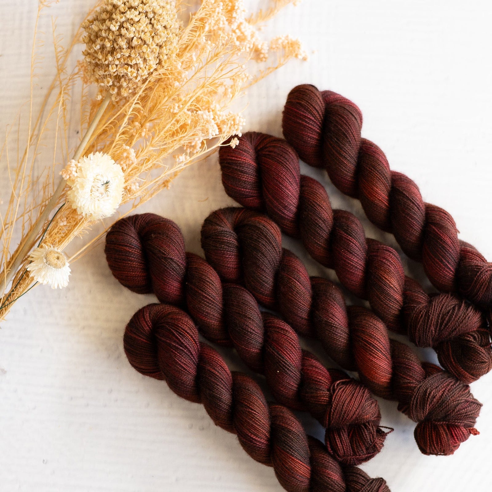 BFL Nylon Fingering - Earth Tone