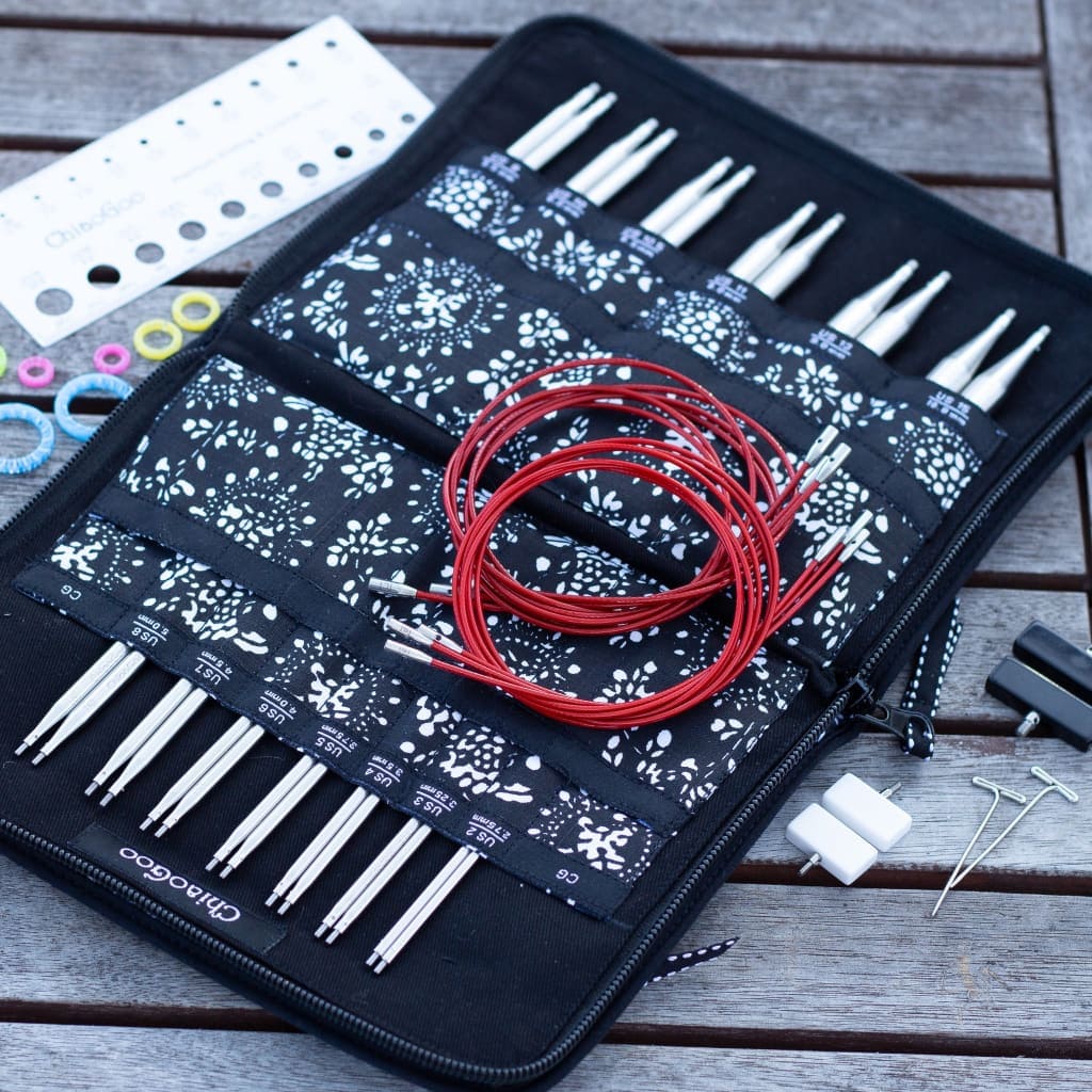 Chiaogoo Chiaogoo TWIST Red Lace Interchangeable 4" (10cm) Needle Set