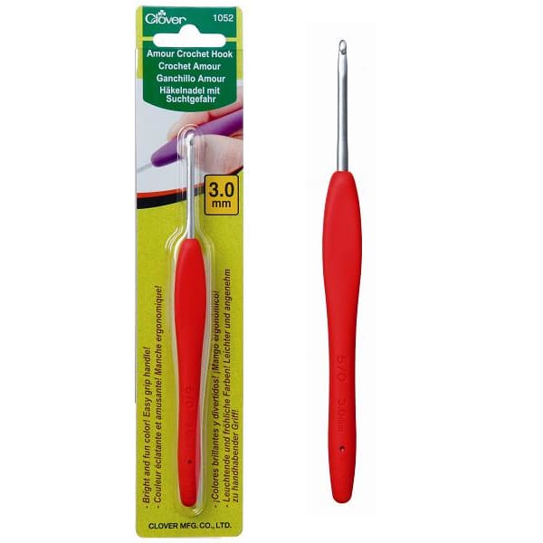 Clover 3mm Clover Amour Crochet Hooks