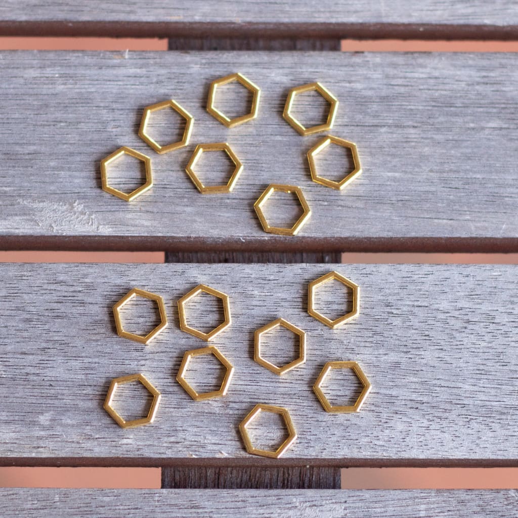 Fripperies & Bibelots Fripperies & Bibelots - Simple Solid Ring Mini Honeycomb Stitch Markers