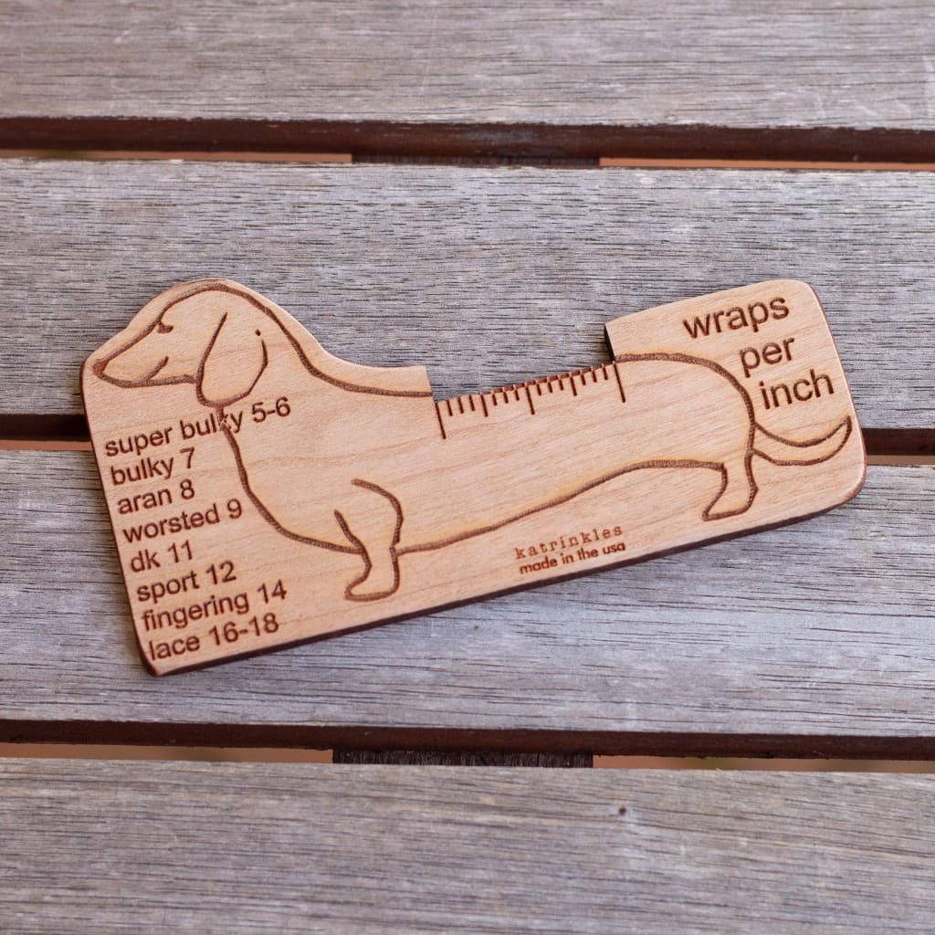 Katrinkles Art & Crafting Tool Accessories Doxie Wraps Per Inch (WPI) Tool