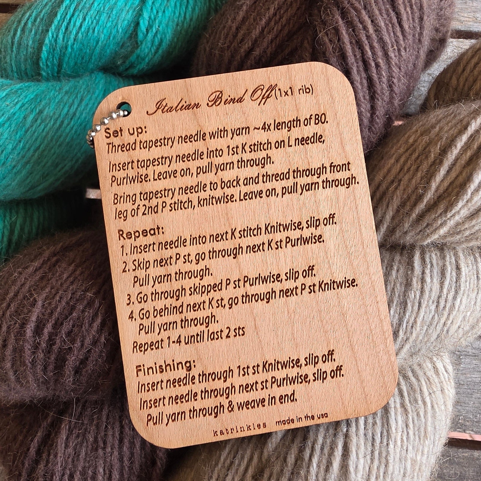 Katrinkles Art & Crafting Tool Accessories Italian Bind Off Tool