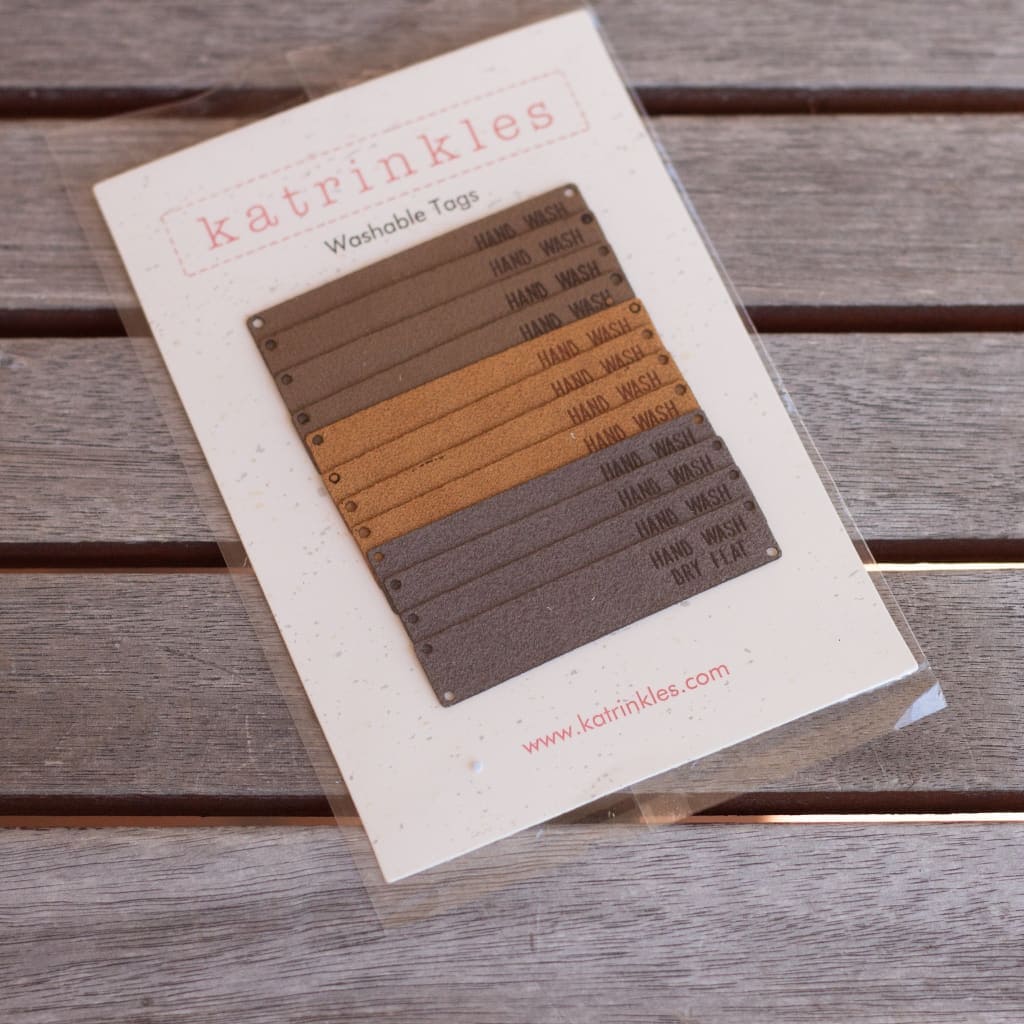 Katrinkles Art & Crafting Tool Accessories Faux Suede Foldover Wash Tags