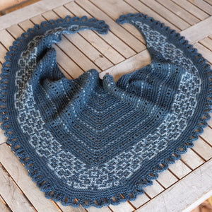 Louie & Lola Yarns Ambah O'Brien - SOL Shawl MKAL Kits - Merino Silk Yak Fingering
