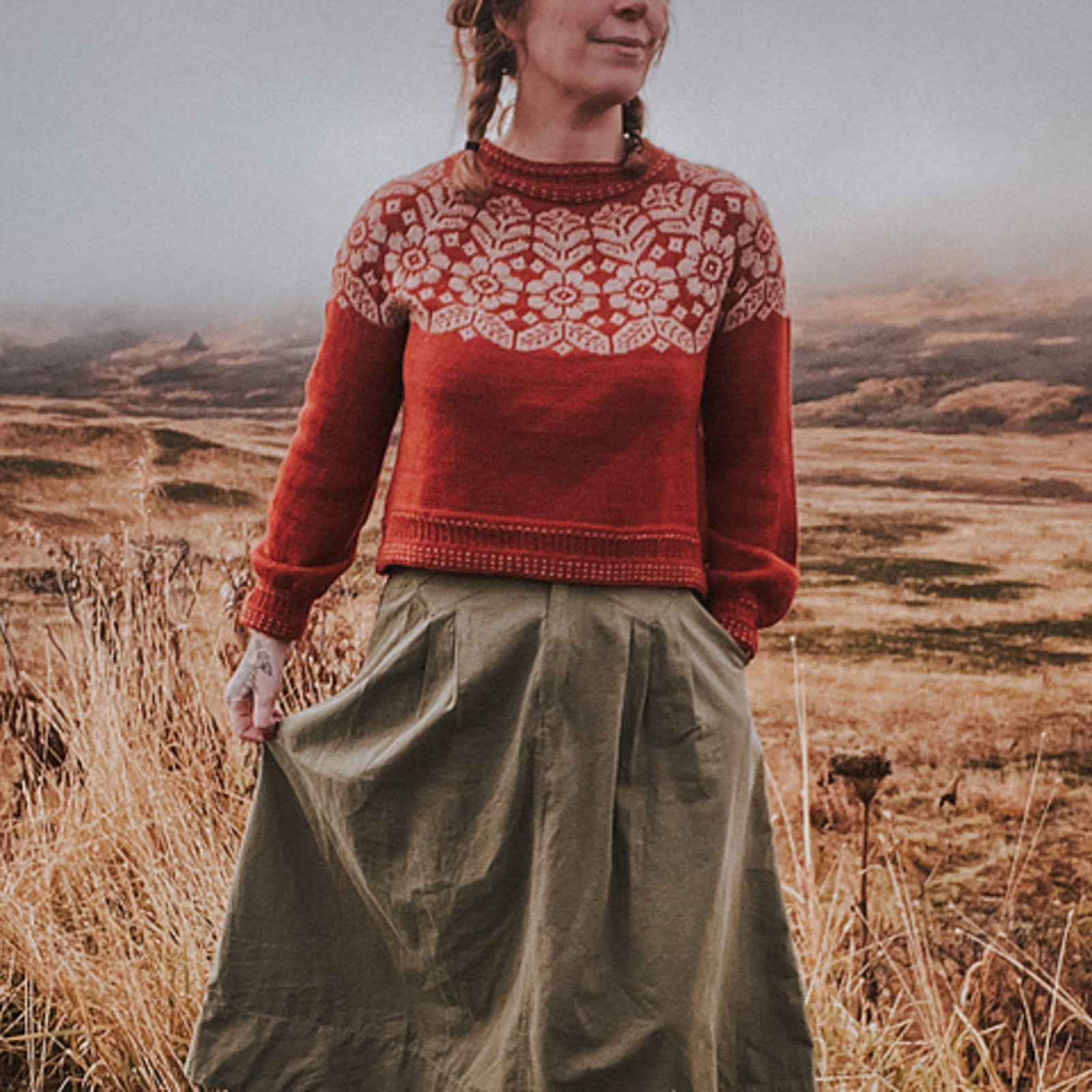 Louie & Lola Yarns Autumn Alpine Sweater Yarn Kit