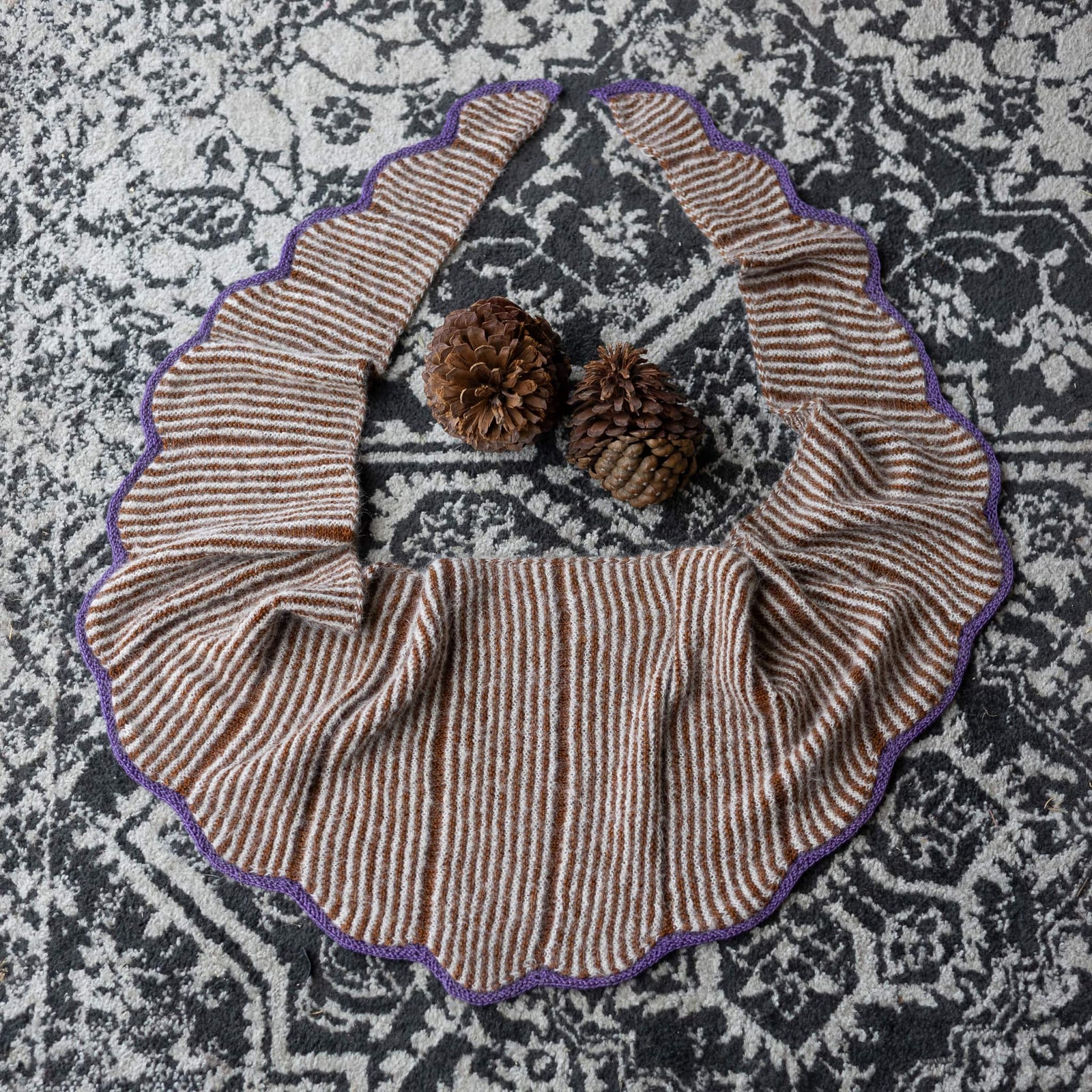 Louie & Lola Yarns Cider & Wilderness Bay of Fires Scarf - Yarn Kit