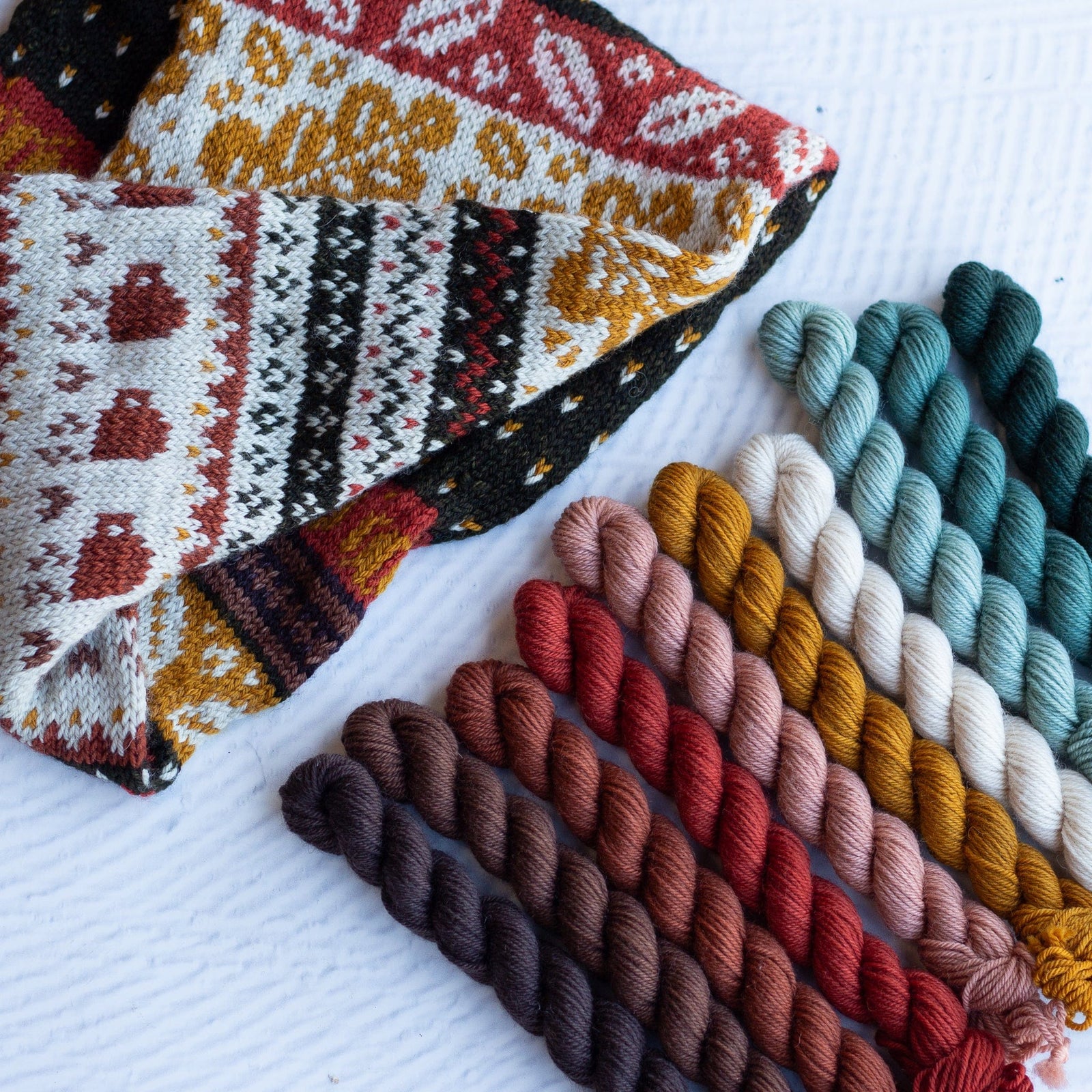 Louie & Lola Yarns BFL DK - Autumn Mini Skein Set