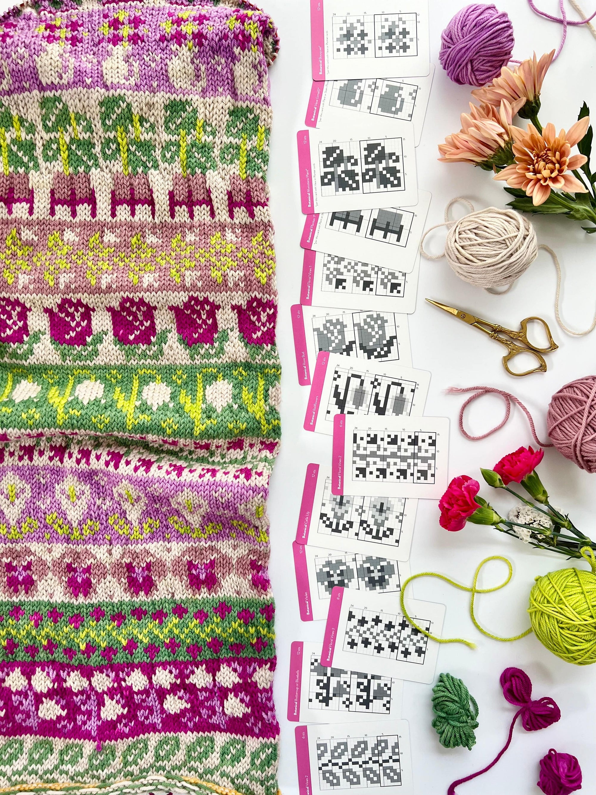 Louie & Lola Yarns BFL DK - Botanical Mini Skein Set