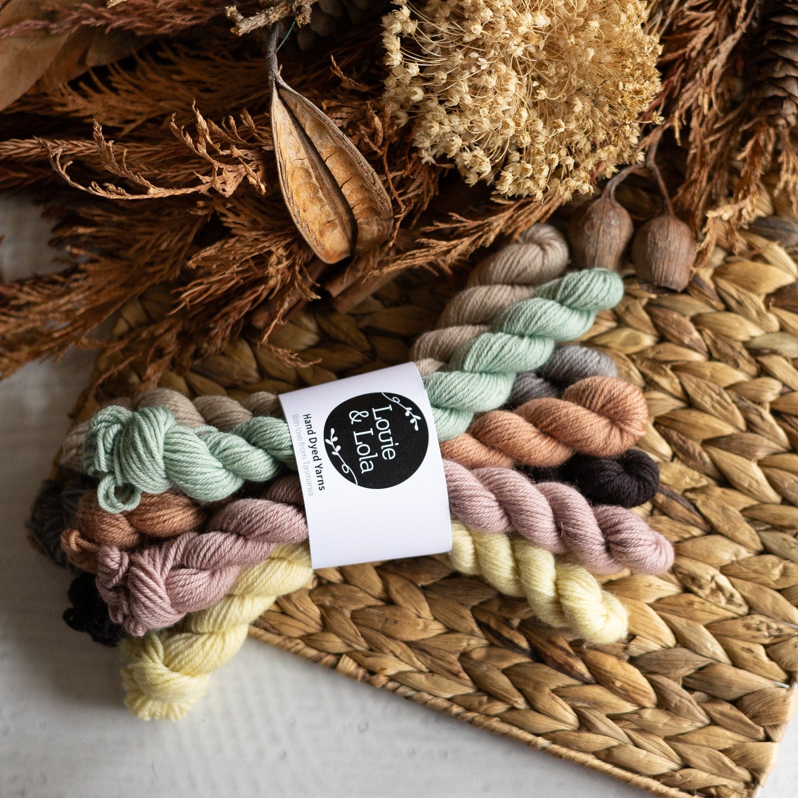 Louie & Lola Yarns BFL DK - Knitvent Mini Set 1