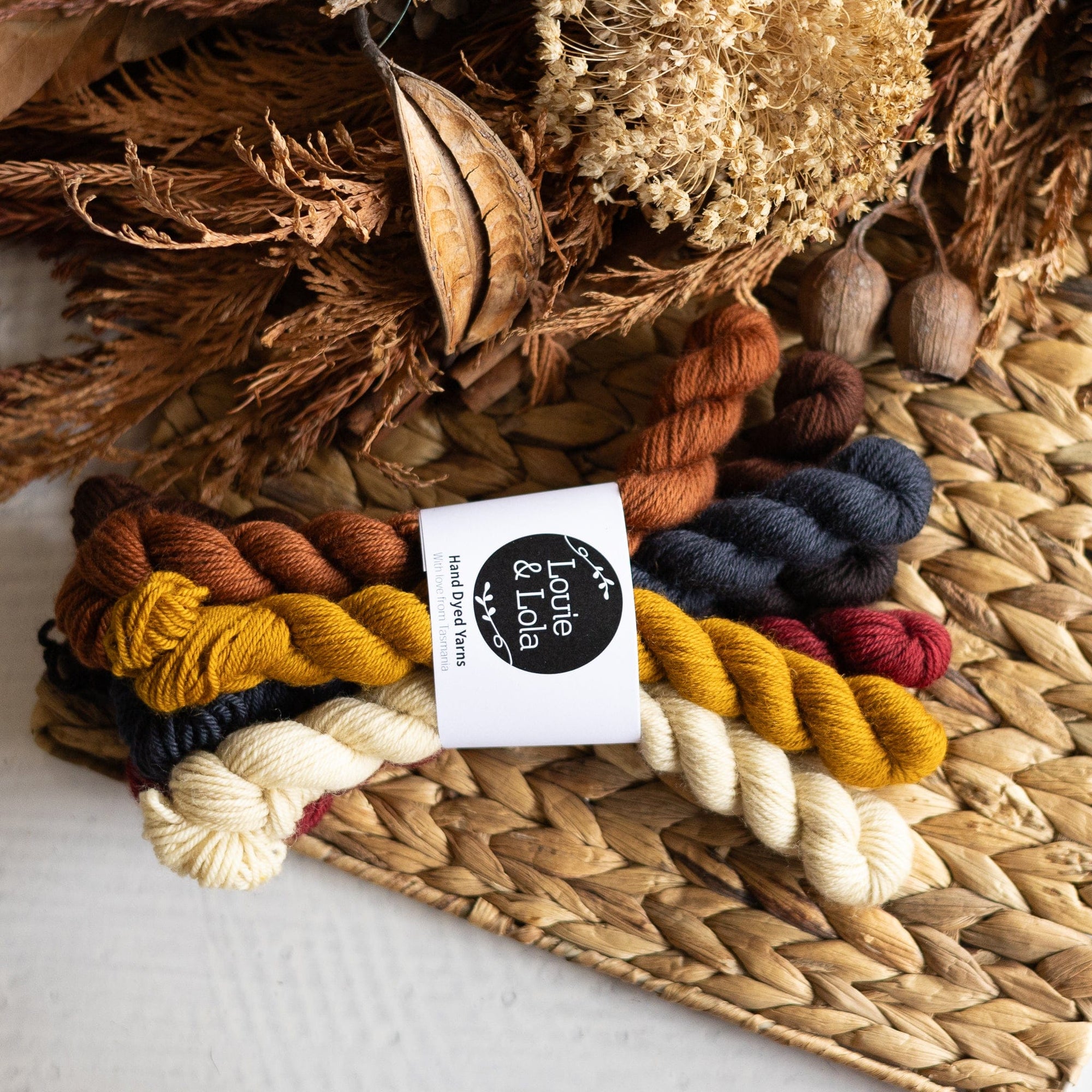 Louie & Lola Yarns BFL DK - Knitvent Mini Set 2