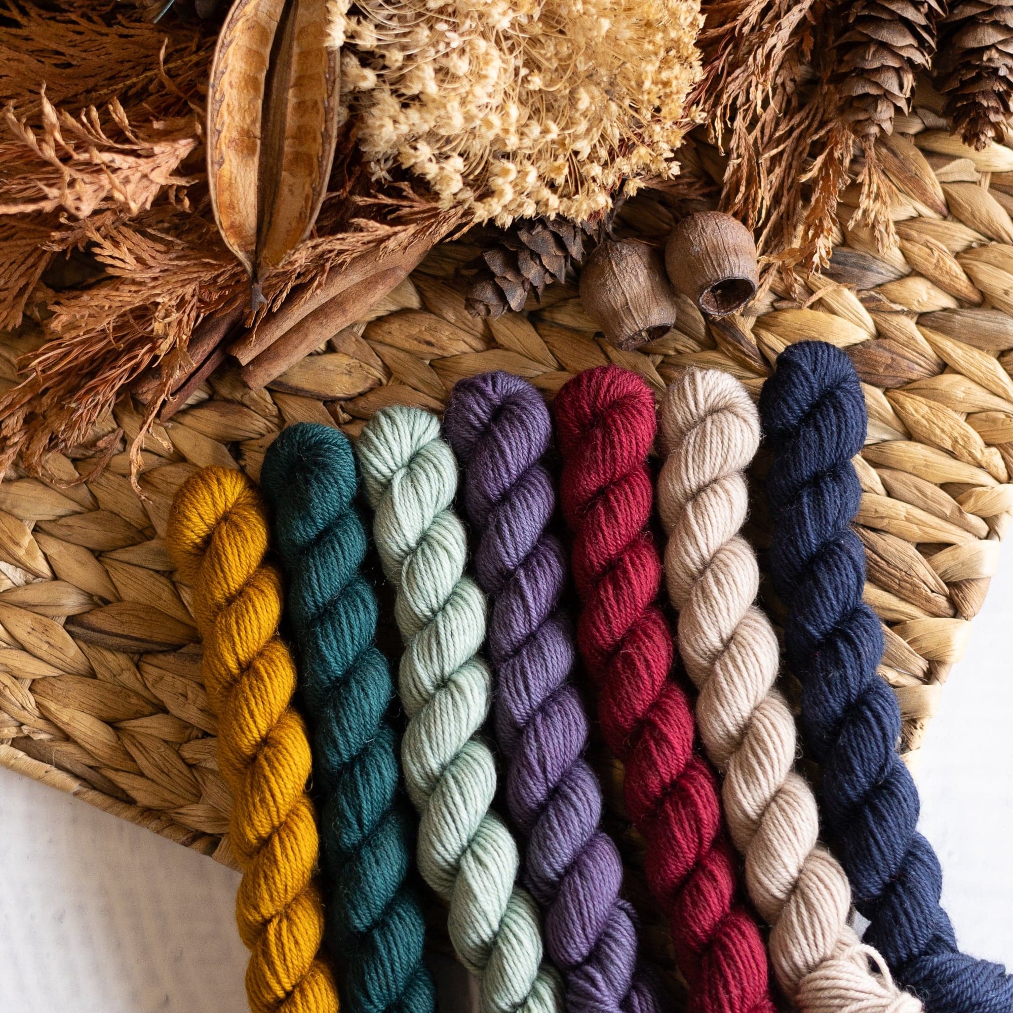 Louie & Lola Yarns BFL DK - Knitvent Mini Set 3