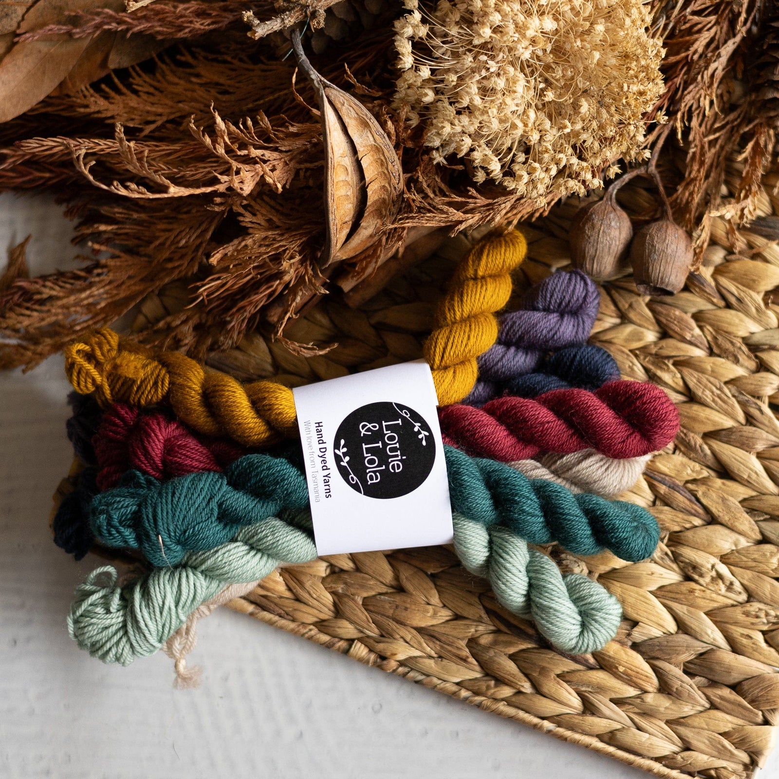 Louie & Lola Yarns BFL DK - Knitvent Mini Set 3