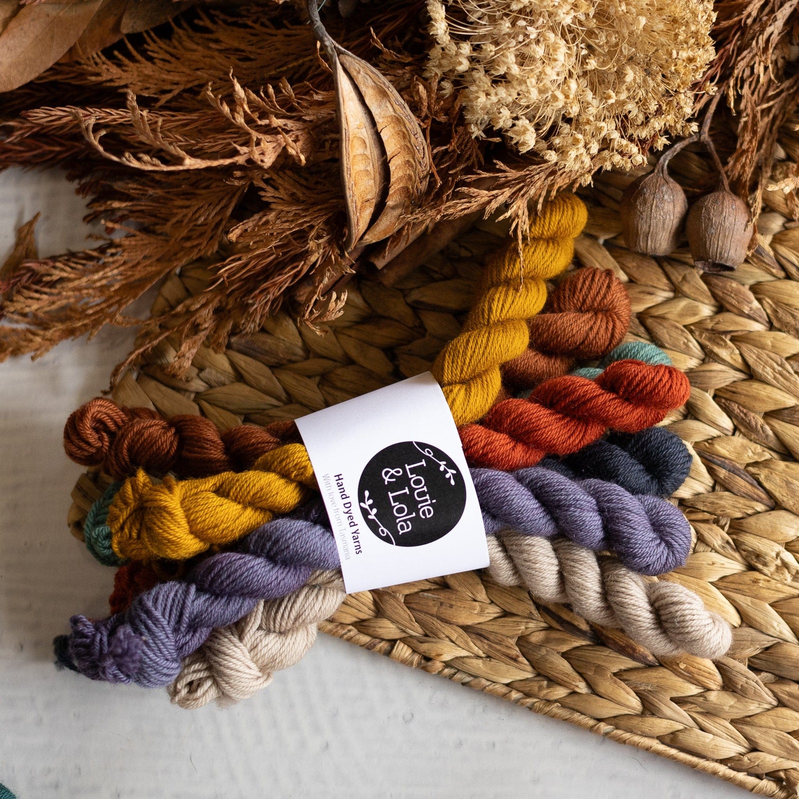 Louie & Lola Yarns BFL DK - Knitvent Mini Set 4