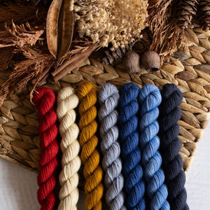 Louie & Lola Yarns BFL DK - Knitvent Mini Set 6