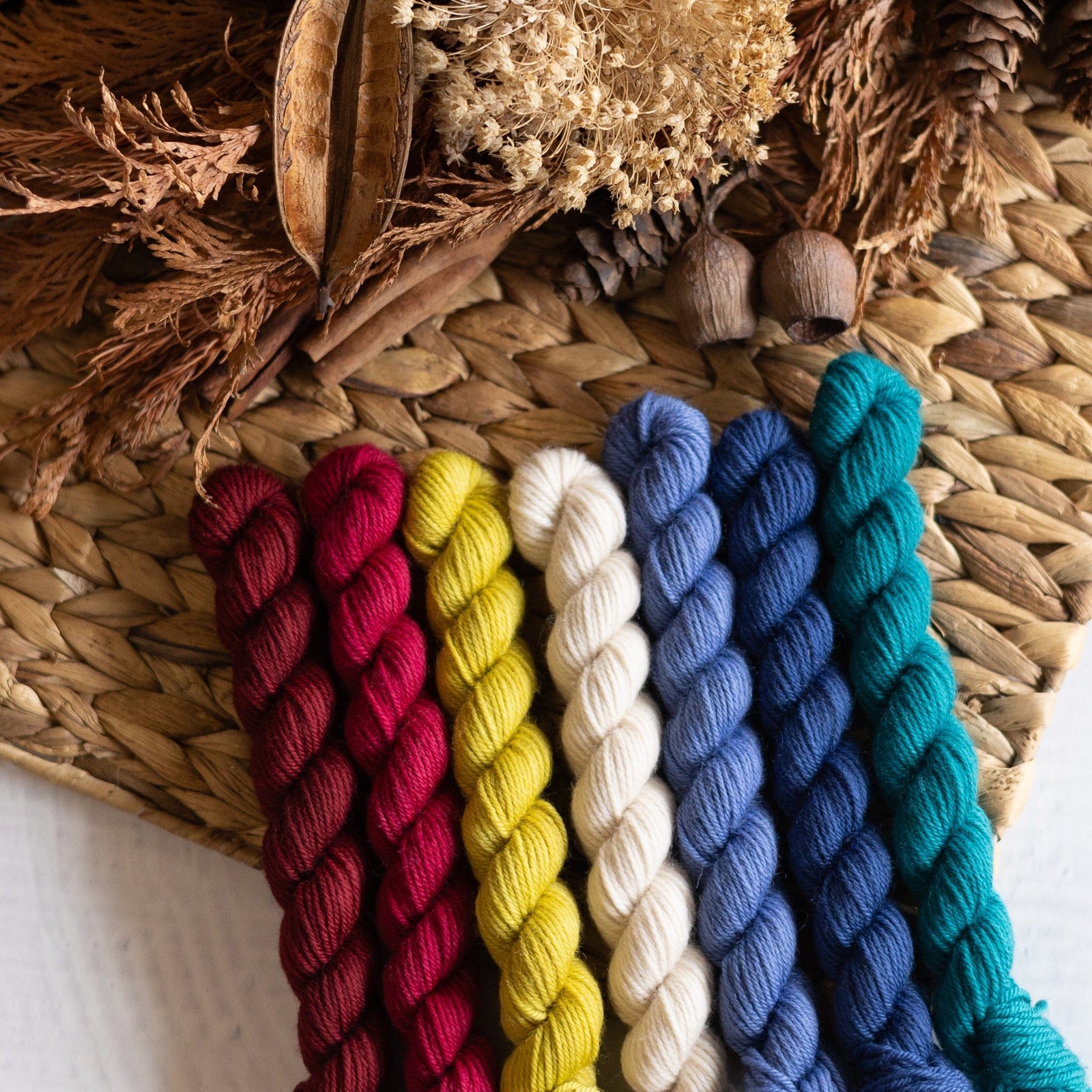 Louie & Lola Yarns BFL DK - Knitvent Mini Set 7