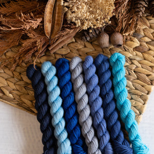 Louie & Lola Yarns BFL DK - Knitvent Mini Set 8