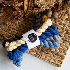 Louie & Lola Yarns BFL DK - Knitvent Mini Set 9