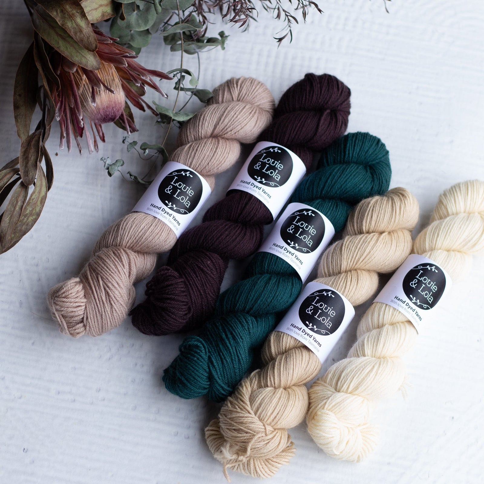 Louie & Lola Yarns BFL DK - Natural #001