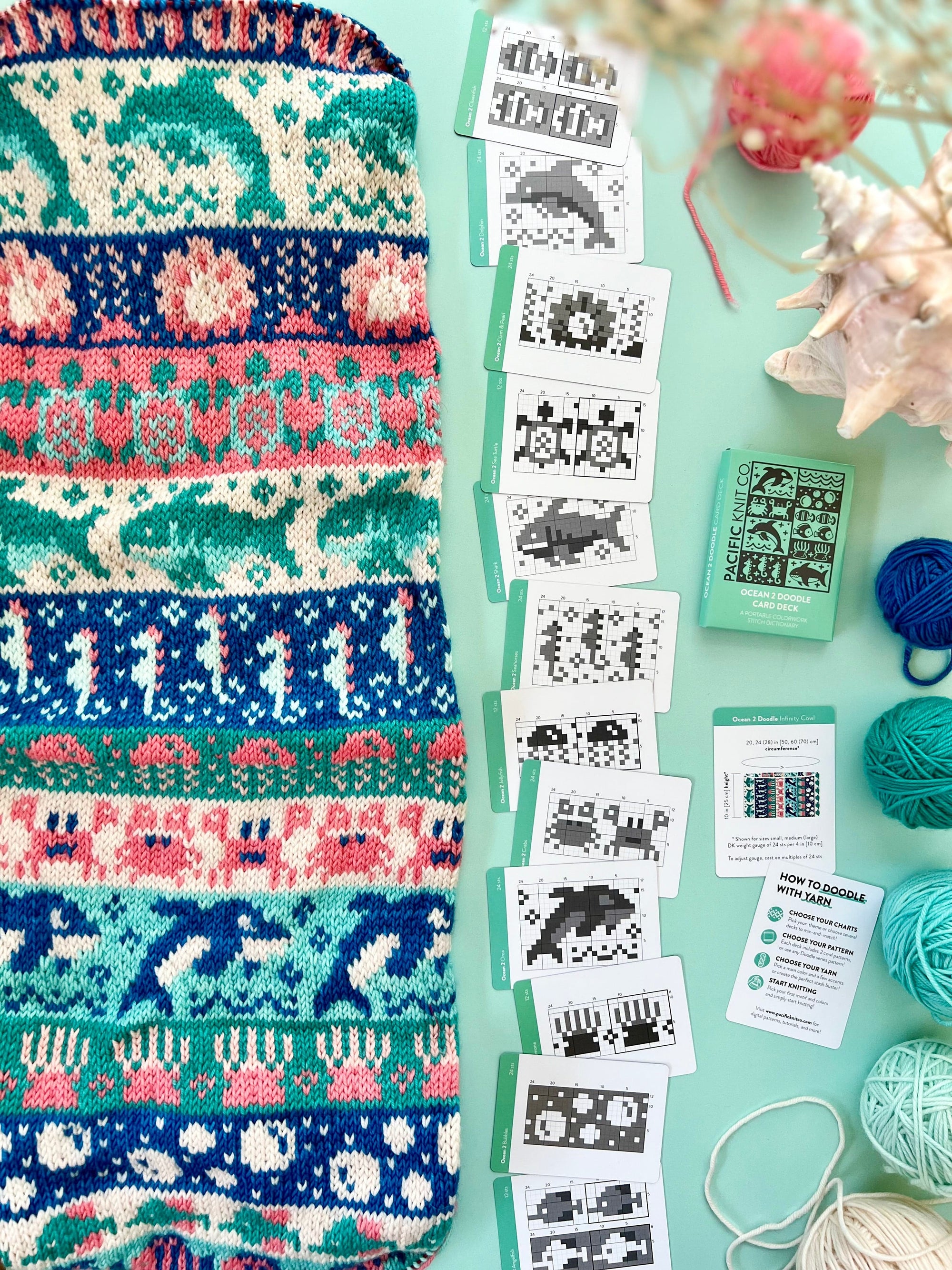 Louie & Lola Yarns BFL DK - Ocean Mini Skein Set