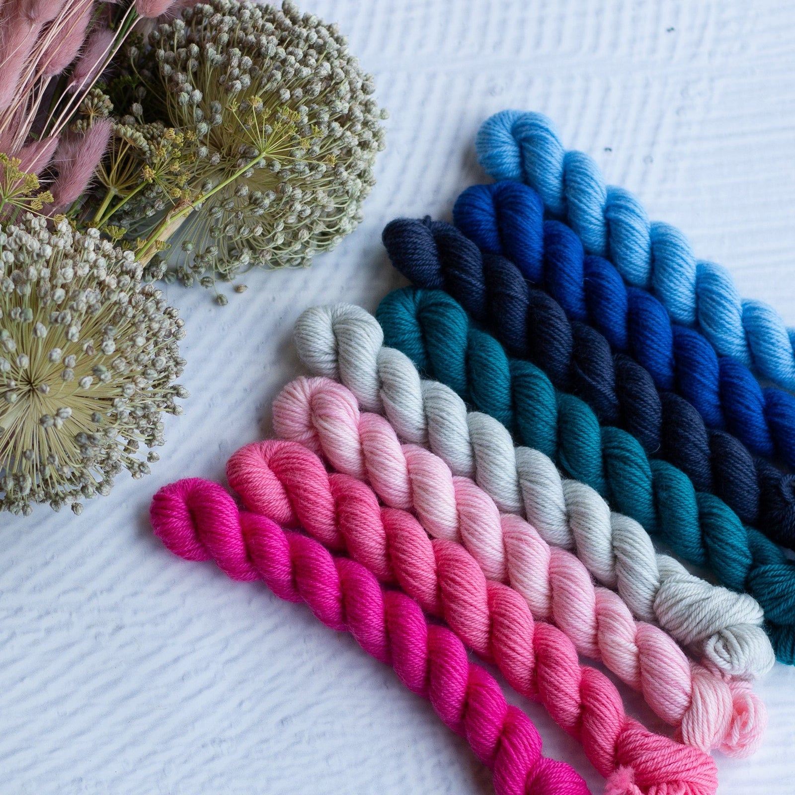 Louie & Lola Yarns BFL DK - Ocean Mini Skein Set