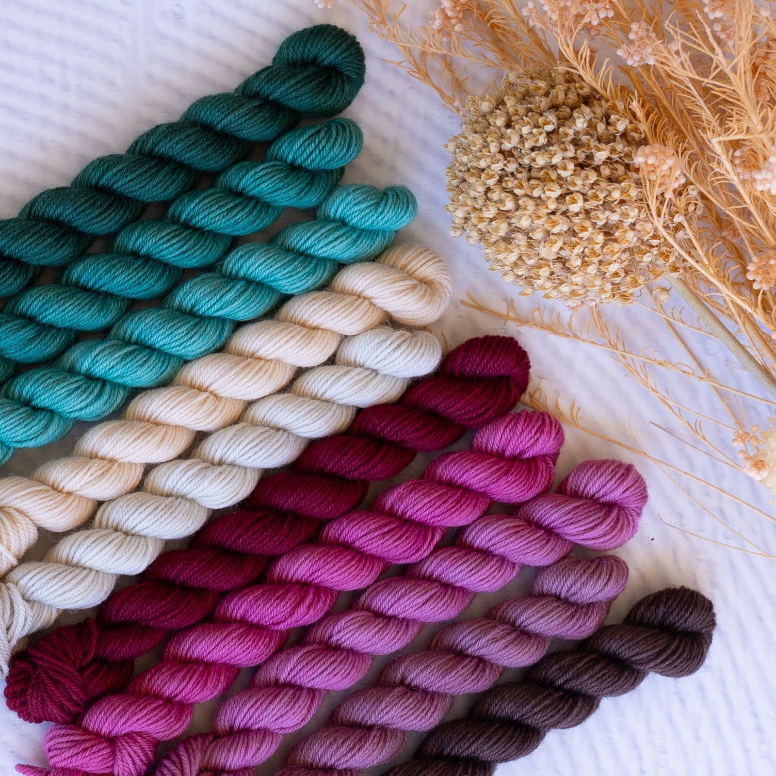 Louie & Lola Yarns BFL DK - Spring Mini Skein Set PRE-ORDER