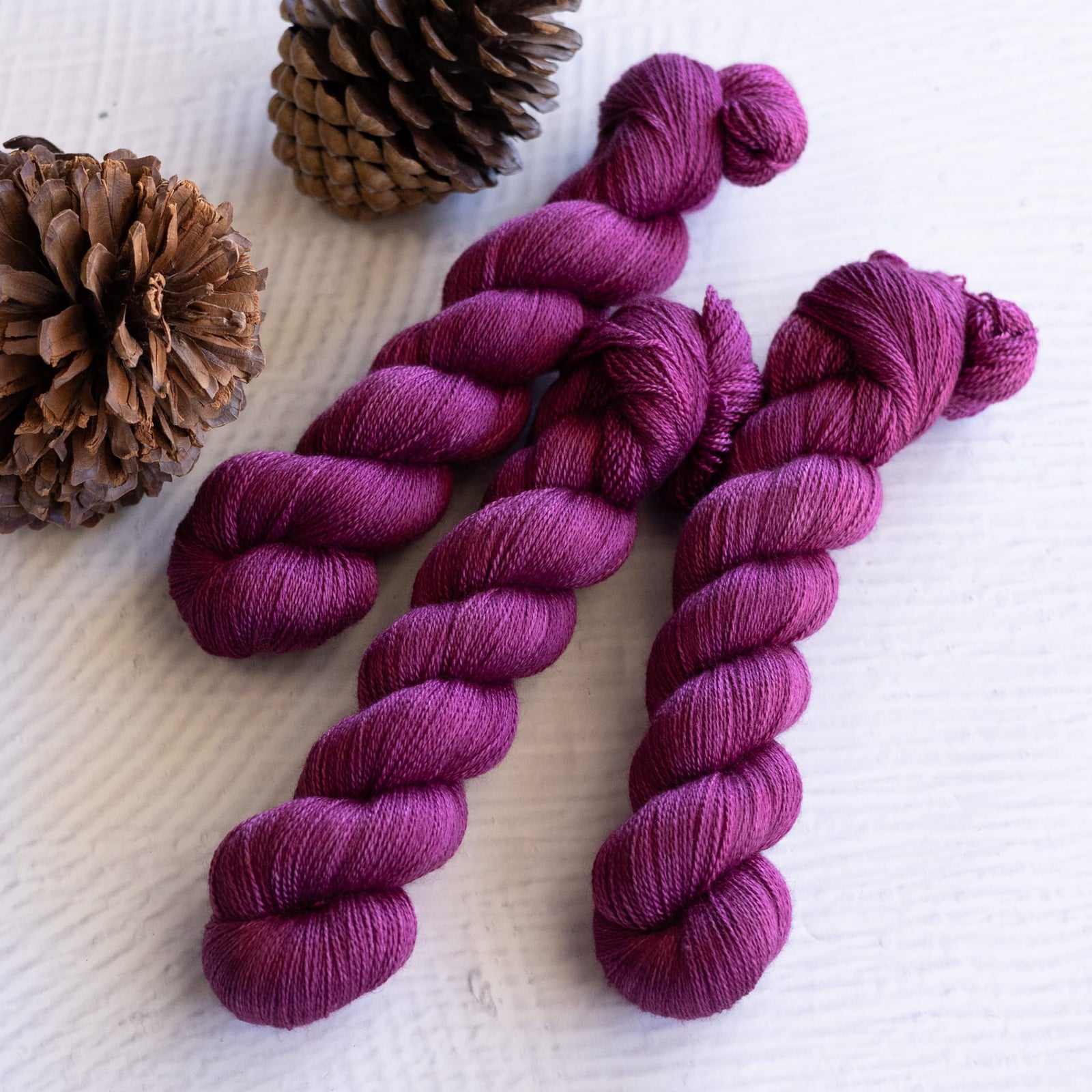 Louie & Lola Yarns BFL Silk Lace - Damsel