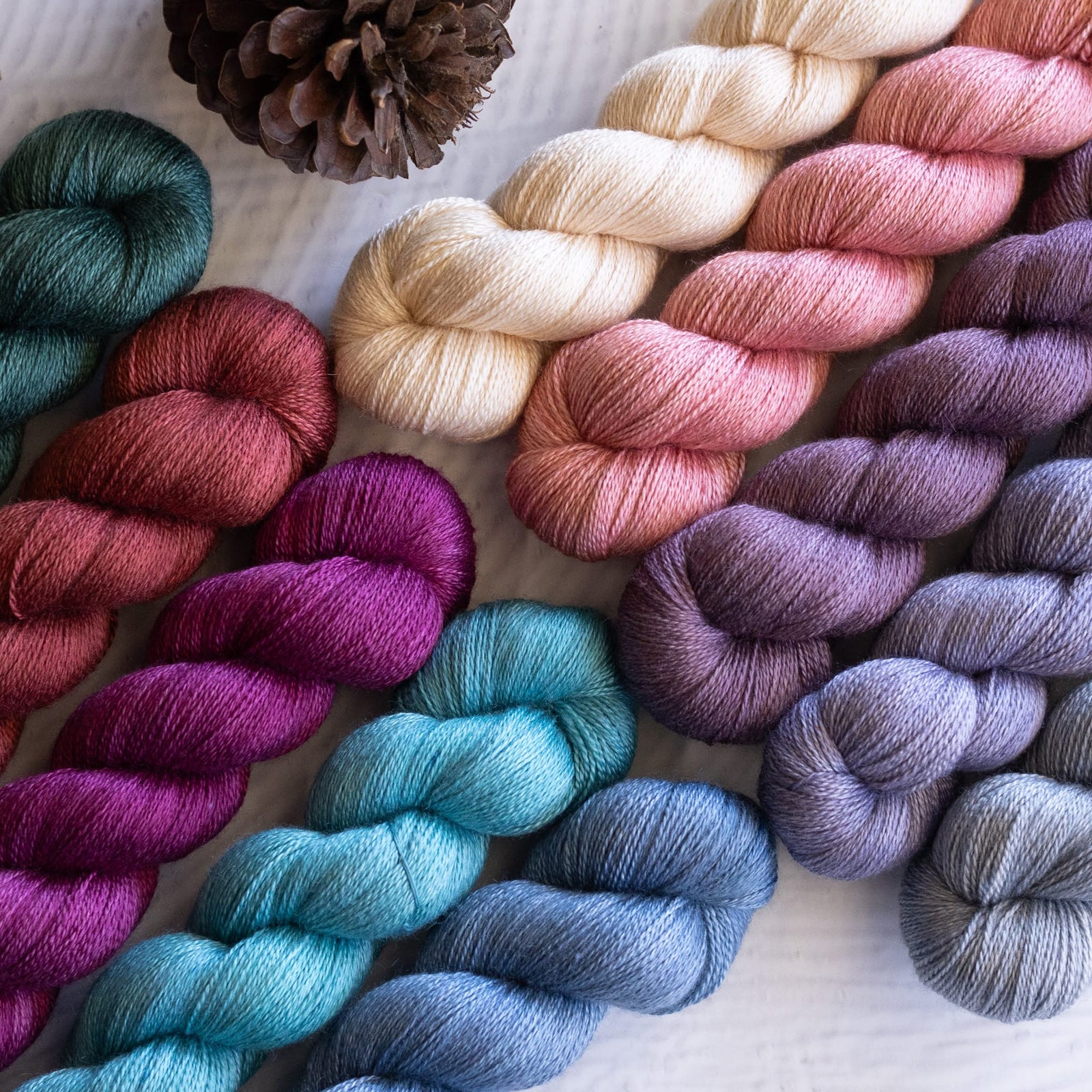 Louie & Lola Yarns BFL Silk Lace - Cadence