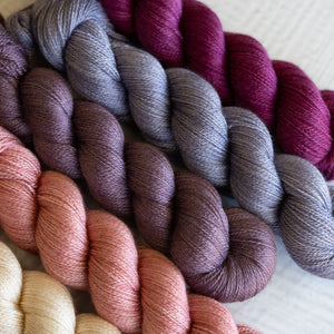 Louie & Lola Yarns BFL Silk Lace - Dewdrops