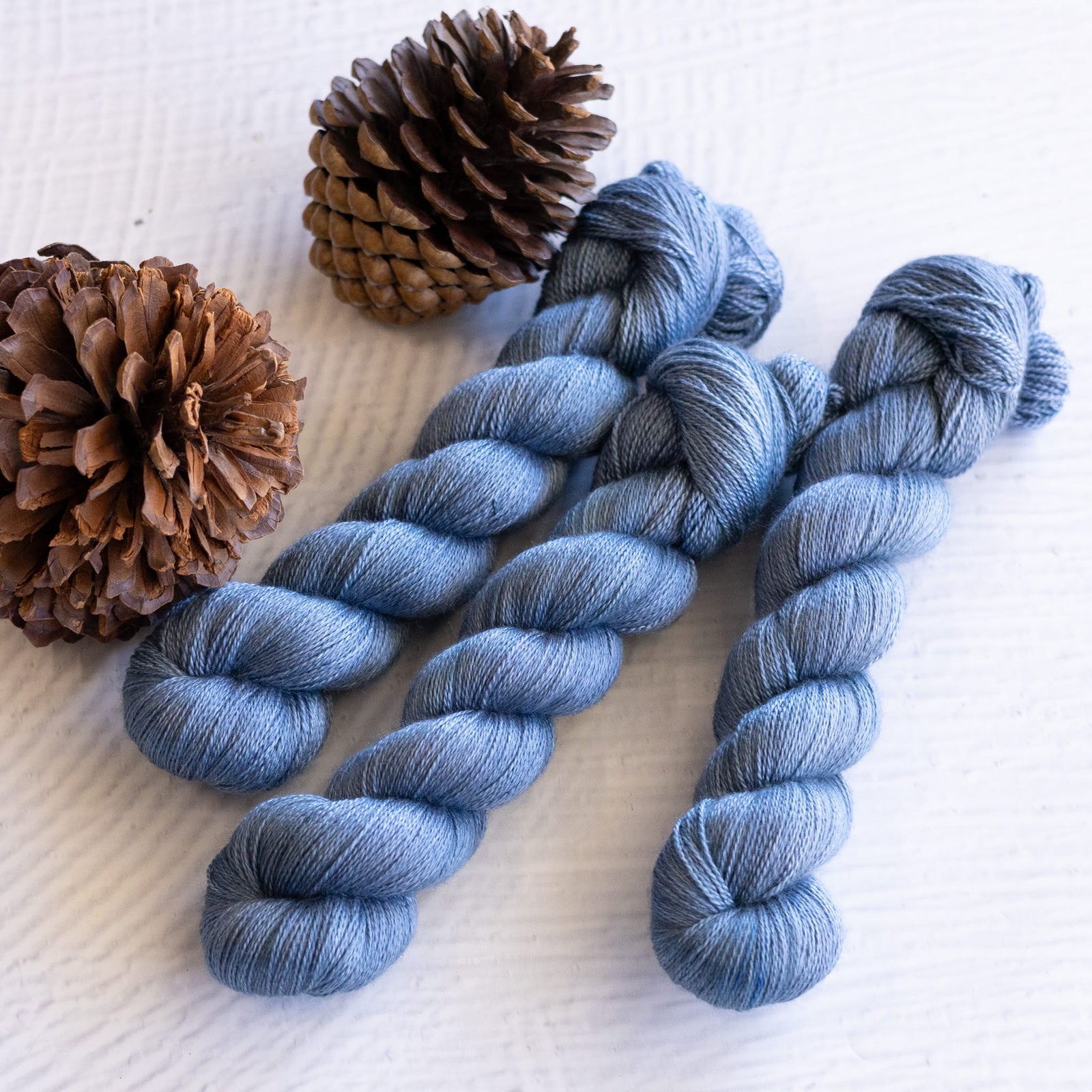 Louie & Lola Yarns BFL Silk Lace - Dewdrops