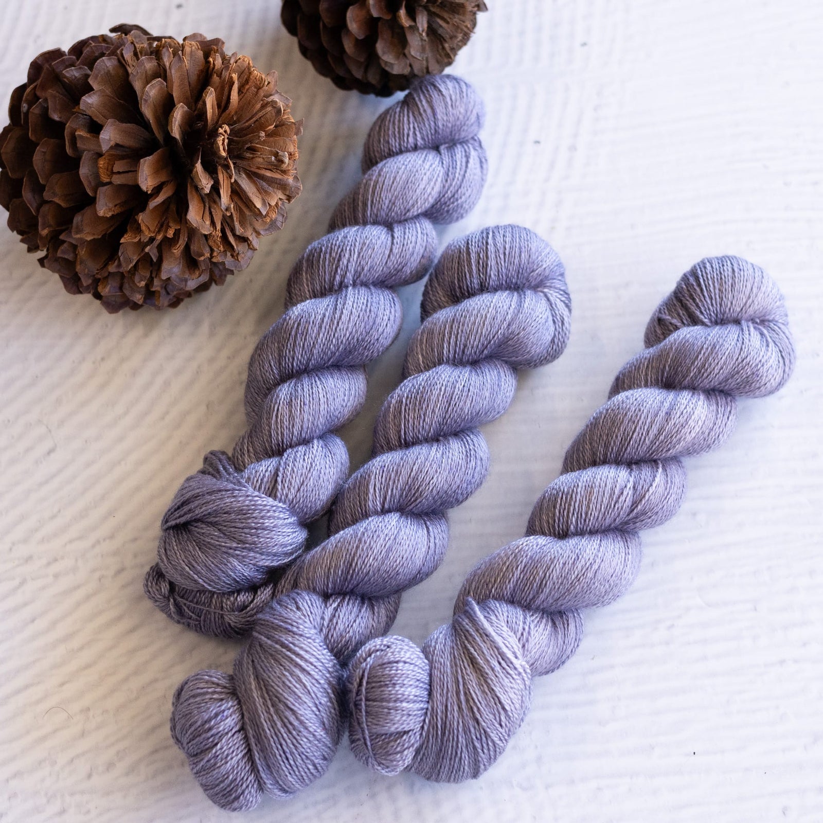 Louie & Lola Yarns BFL Silk Lace - Dove