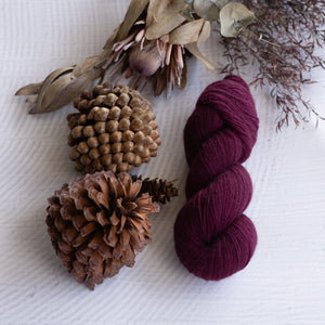 Louie & Lola Yarns Cabernet Short Crimp Cowl Yarn Kit PRE-ORDER