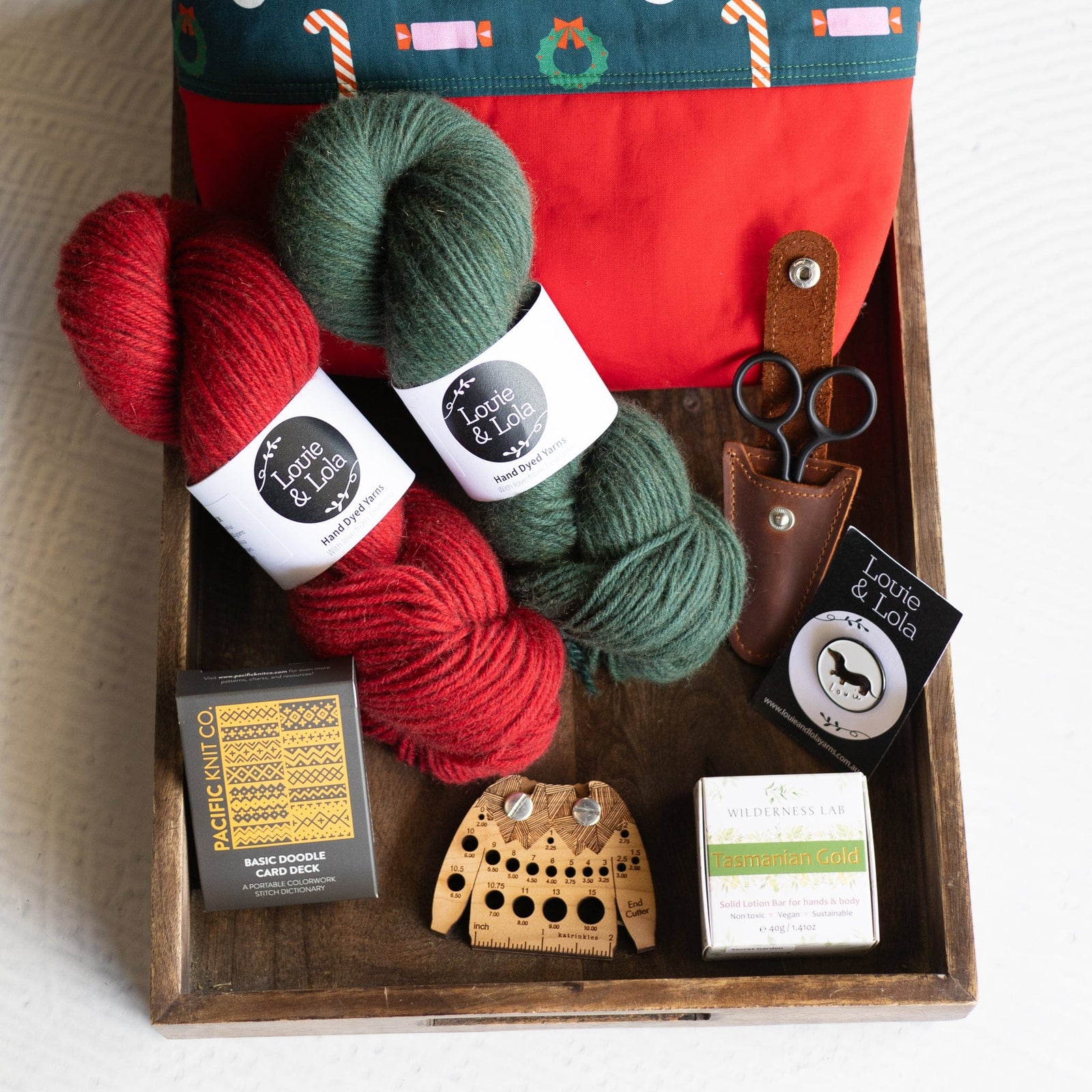 Louie & Lola Yarns Christmas Gift Box - Merino Possum DK
