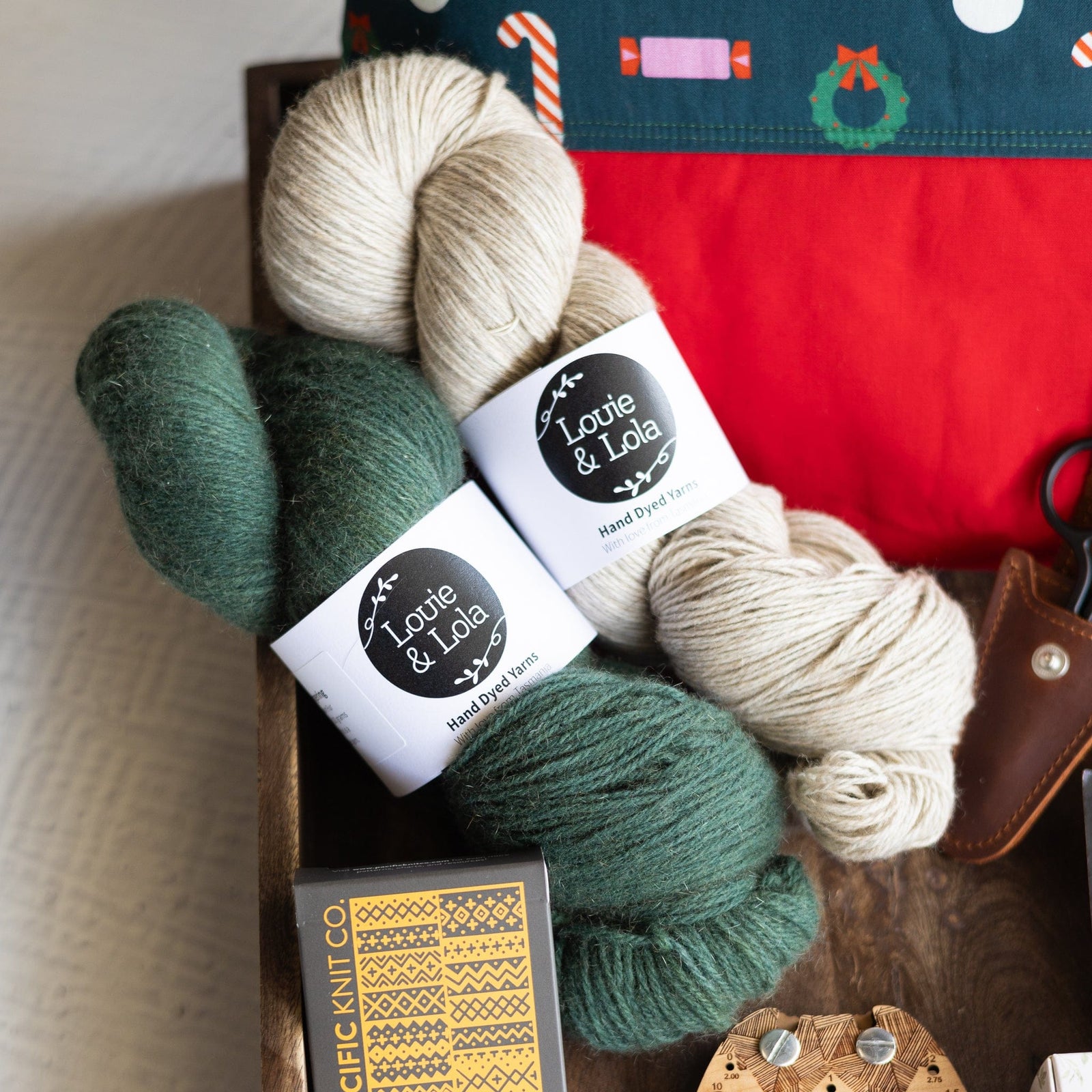 Louie & Lola Yarns Christmas Gift Box - Merino Possum Fingering