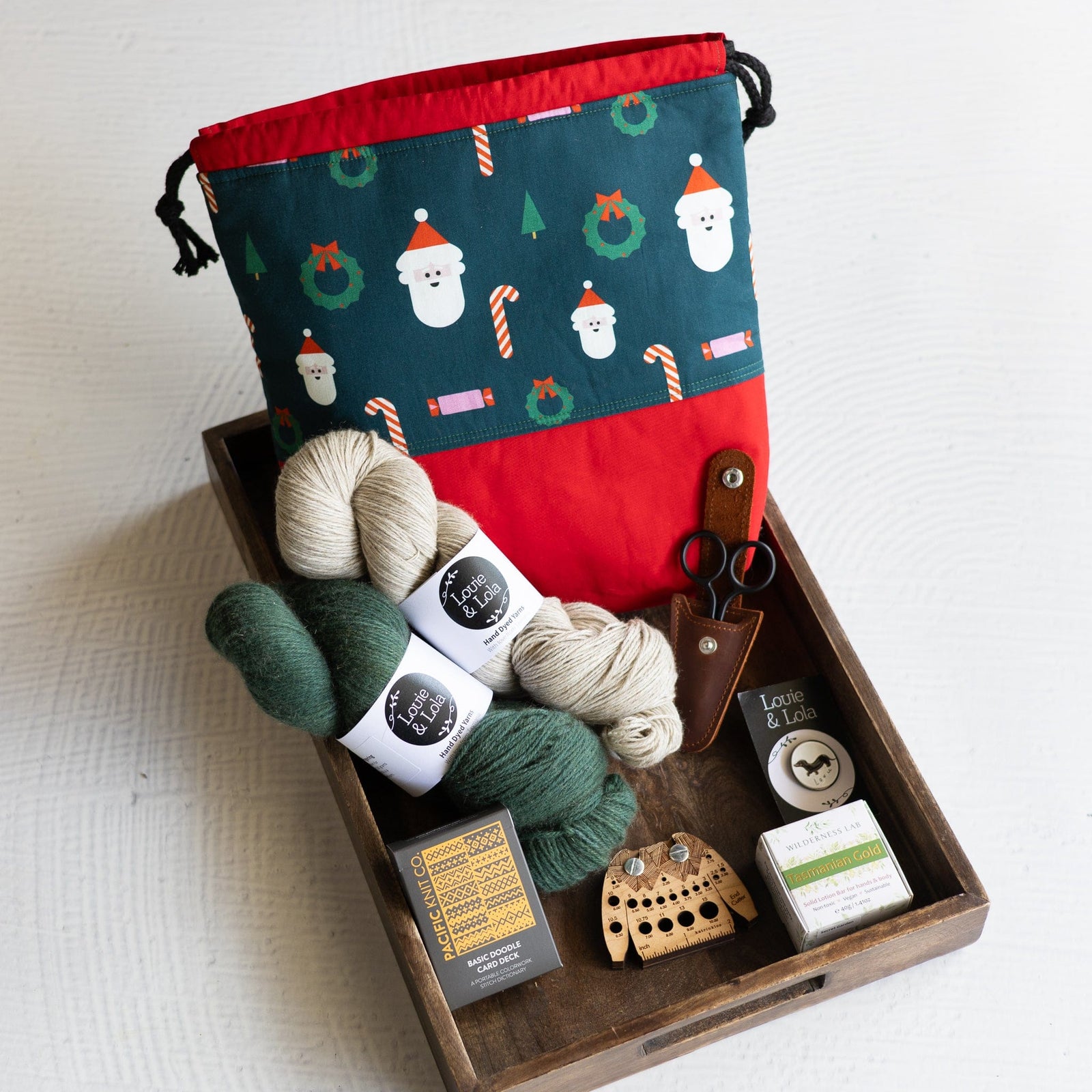 Louie & Lola Yarns Christmas Gift Box - Merino Possum Fingering