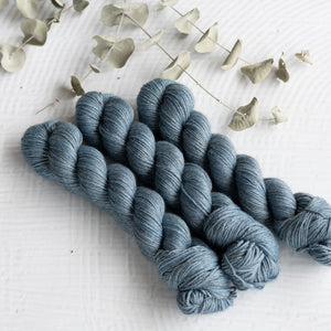 Louie & Lola Yarns Cornflower Staple Poncho - Merino Silk Yak Yarn Kit PRE-ORDER