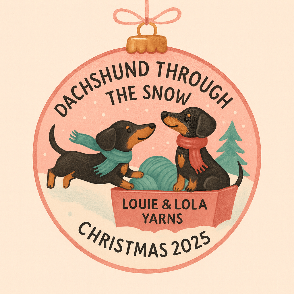 Louie & Lola Yarns Dachshund Through the Snow - Christmas Eve Cast On Box PRE-ORDER