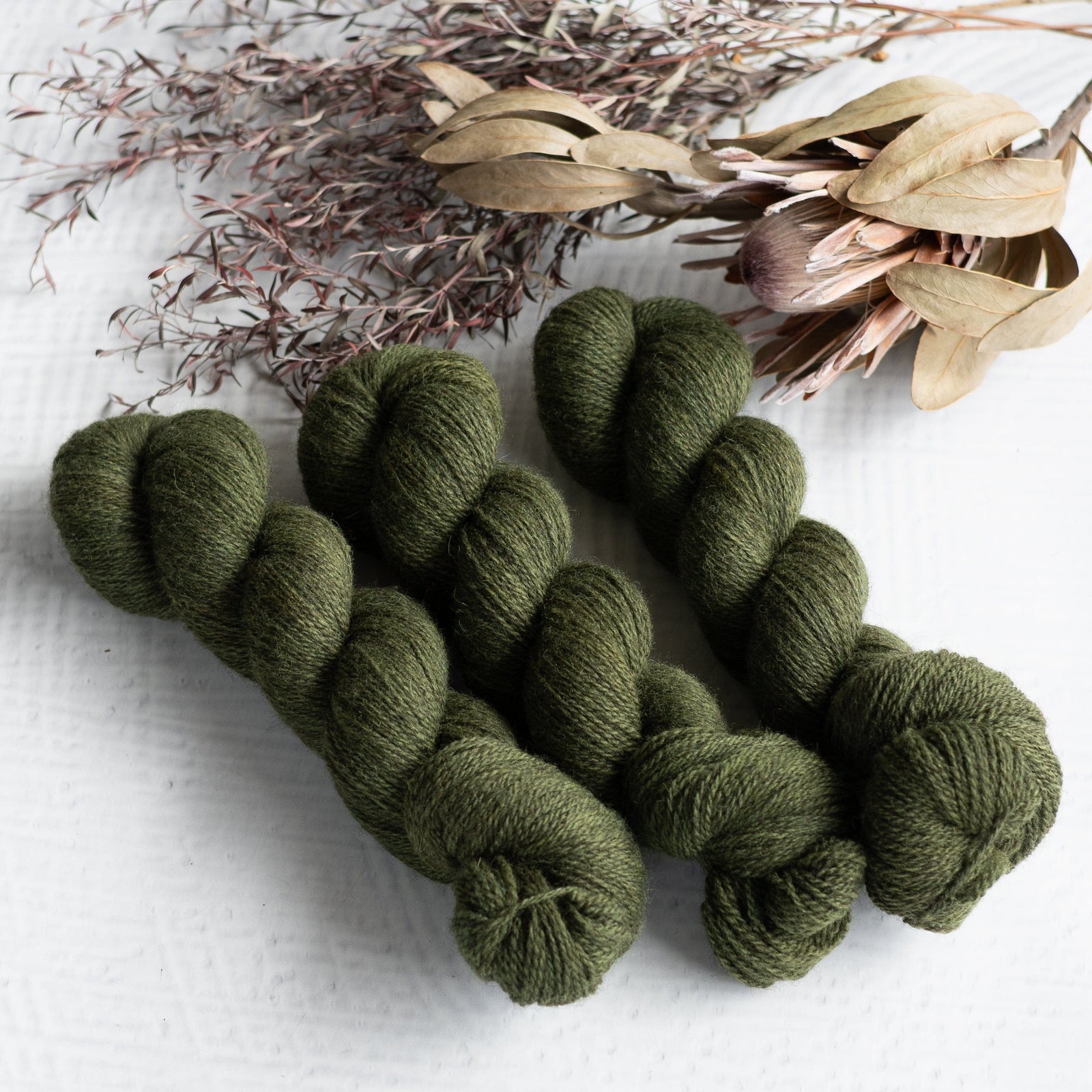 Louie & Lola Yarns Harvest Hues 4 Ply - Tonals Collection - Basil
