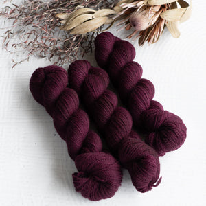 Louie & Lola Yarns Harvest Hues 4 Ply - Tonals Collection - Cabernet