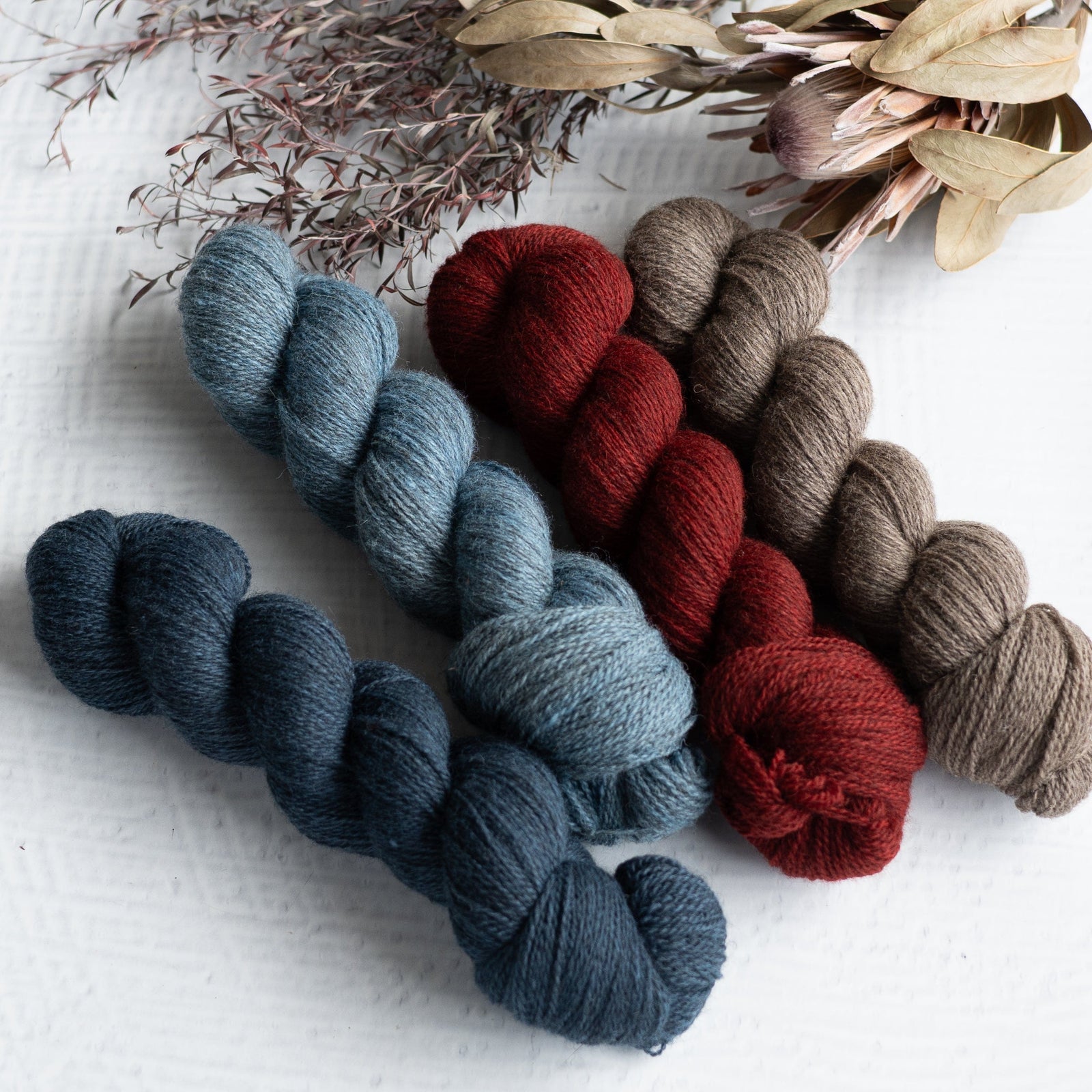 Louie & Lola Yarns Harvest Hues 4 Ply - Tonals Collection - Barn Red