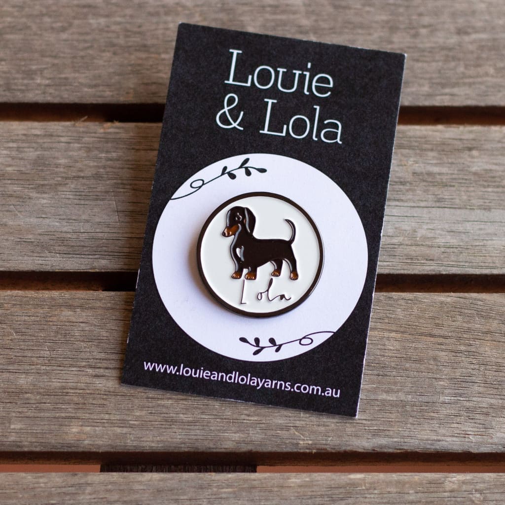 Louie & Lola Yarns Lola Enamel Pin