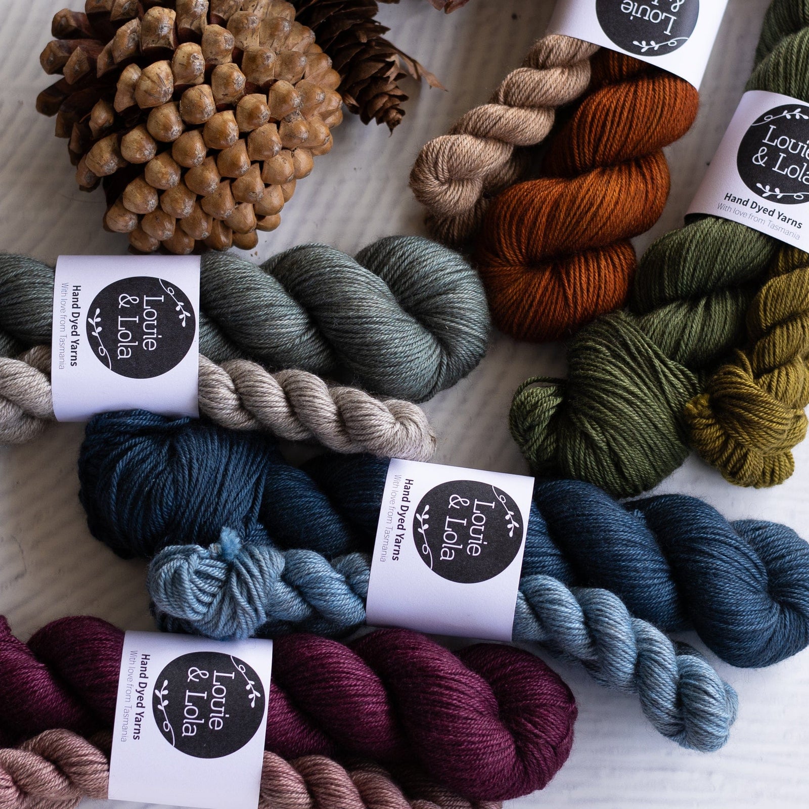 Louie & Lola Yarns Long Crimp Cowl Yarn Kit PRE-ORDER