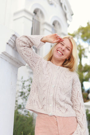Louie & Lola Yarns Lyrebird Cardigan - Kit 1 - Evandale