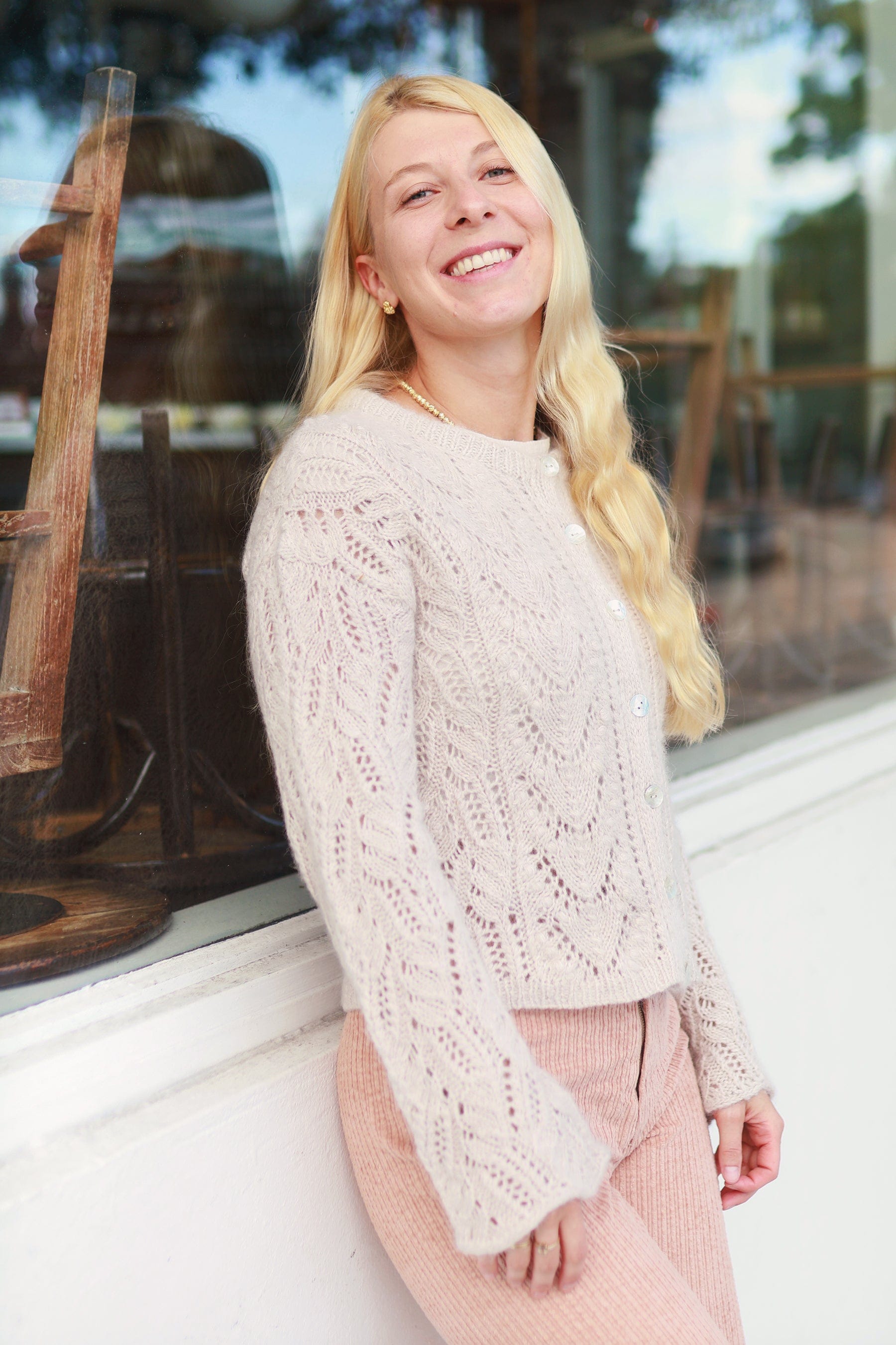 Louie & Lola Yarns Lyrebird Cardigan - Kit 1 - Evandale