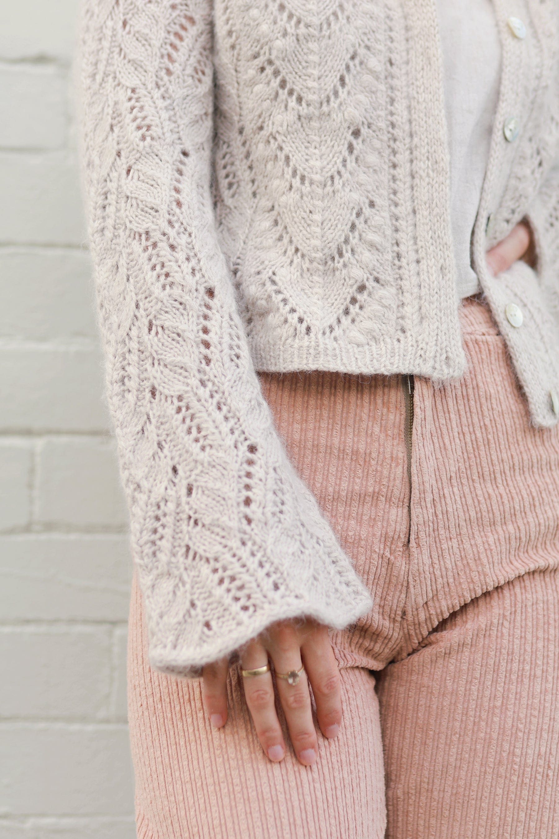 Louie & Lola Yarns Lyrebird Cardigan - Kit 1 - Evandale