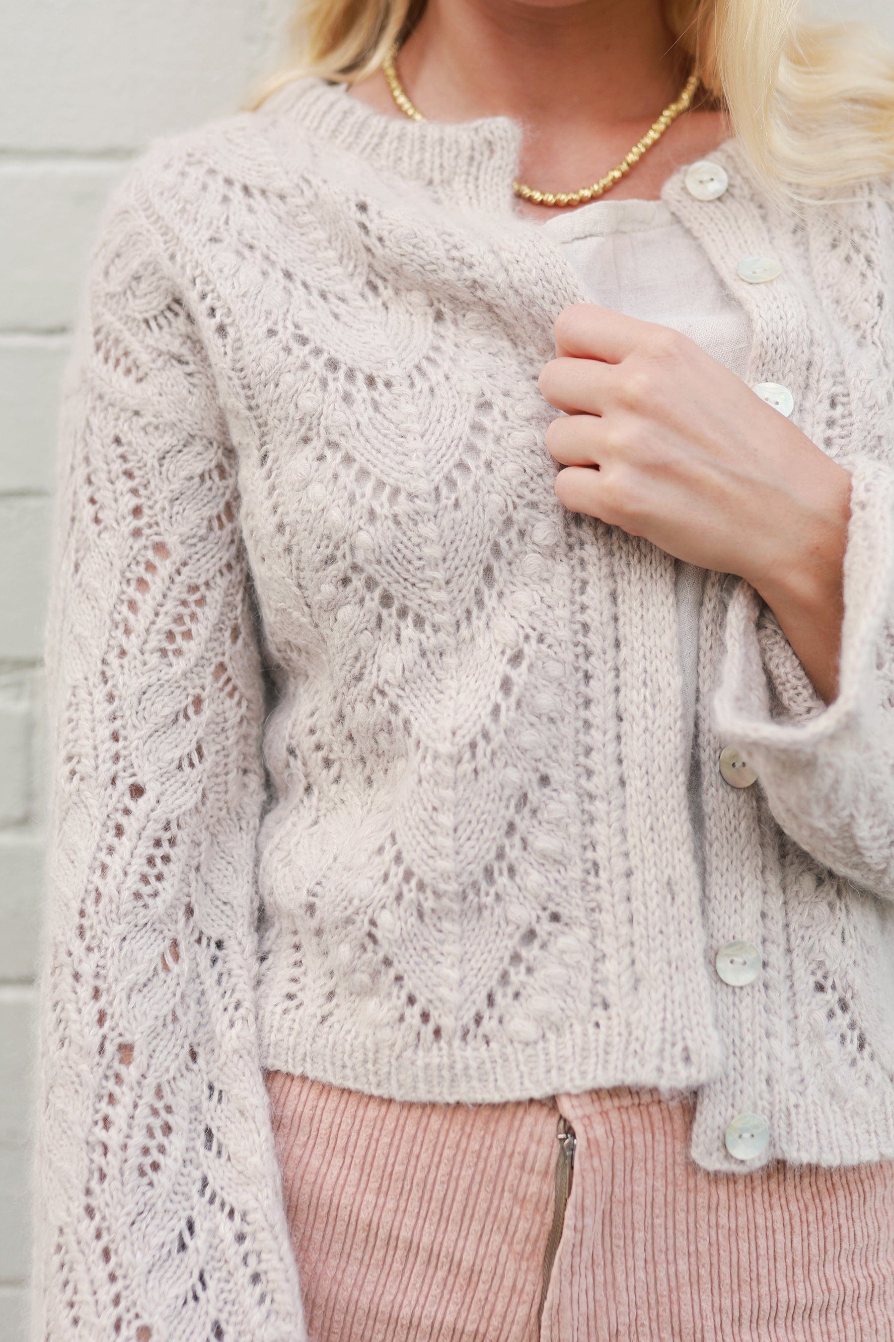 Louie & Lola Yarns Lyrebird Cardigan - Kit 1 - Evandale