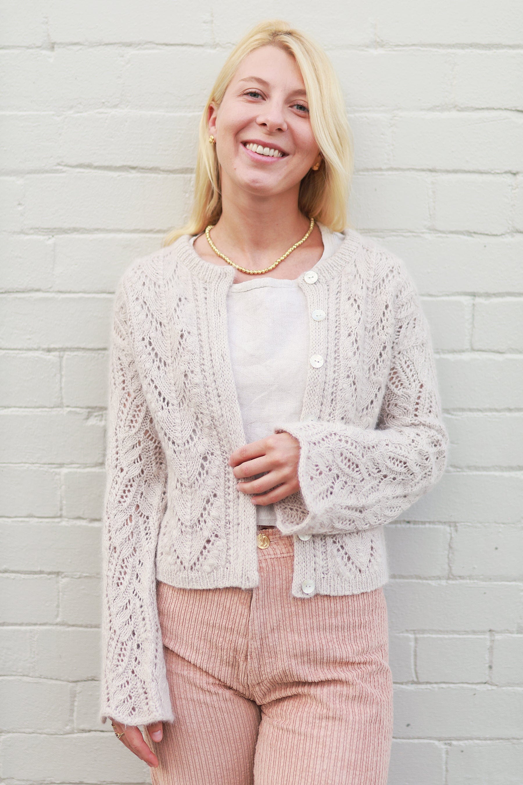 Louie & Lola Yarns Lyrebird Cardigan - Kit 1 - Evandale