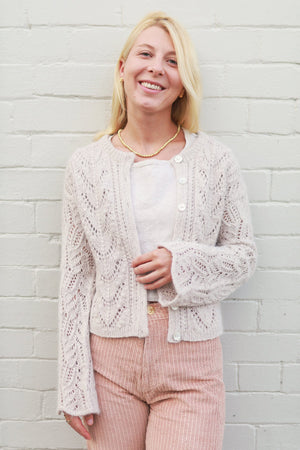 Louie & Lola Yarns Lyrebird Cardigan - Kit 1 - Evandale
