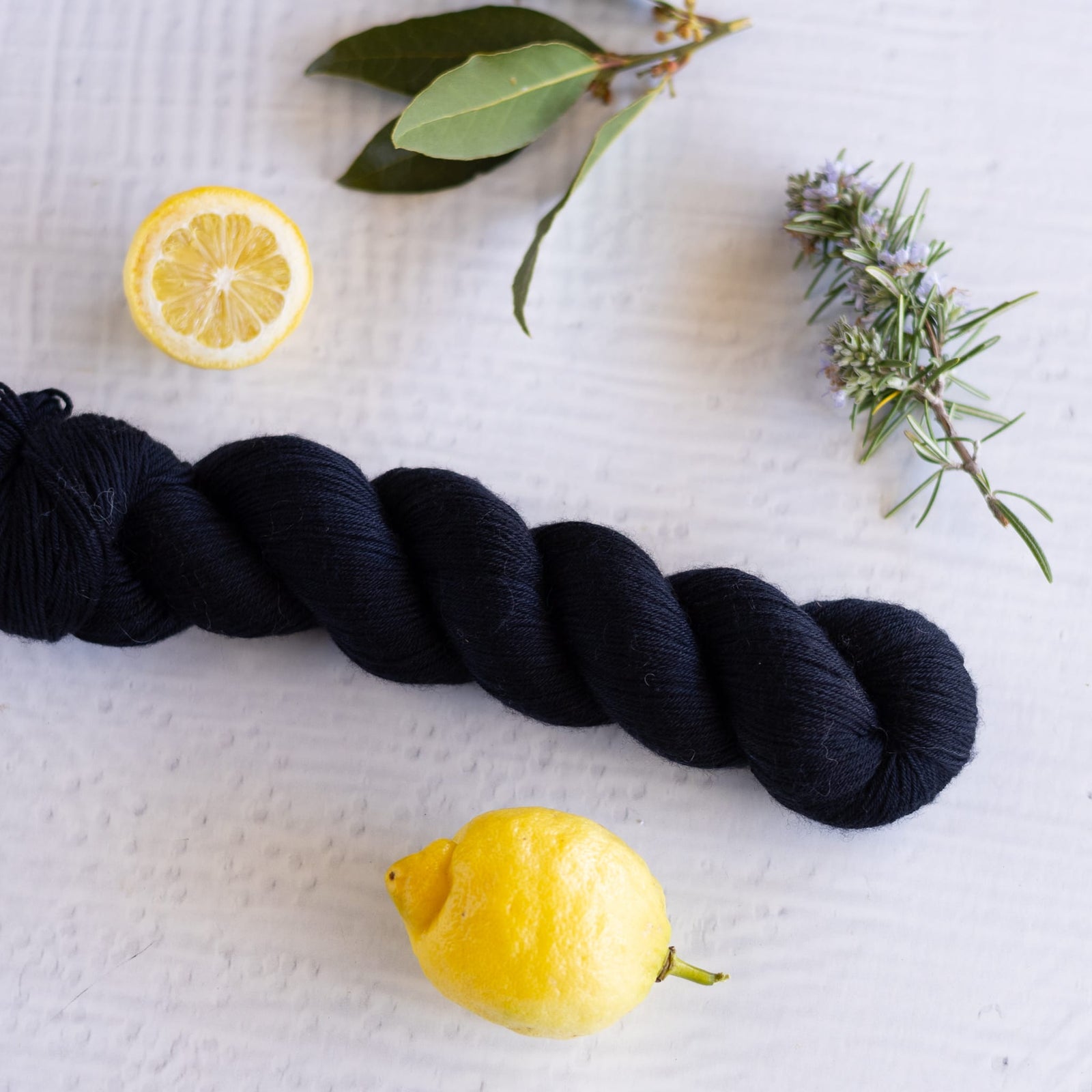 Louie & Lola Yarns Merino Fingering - Black OOAK