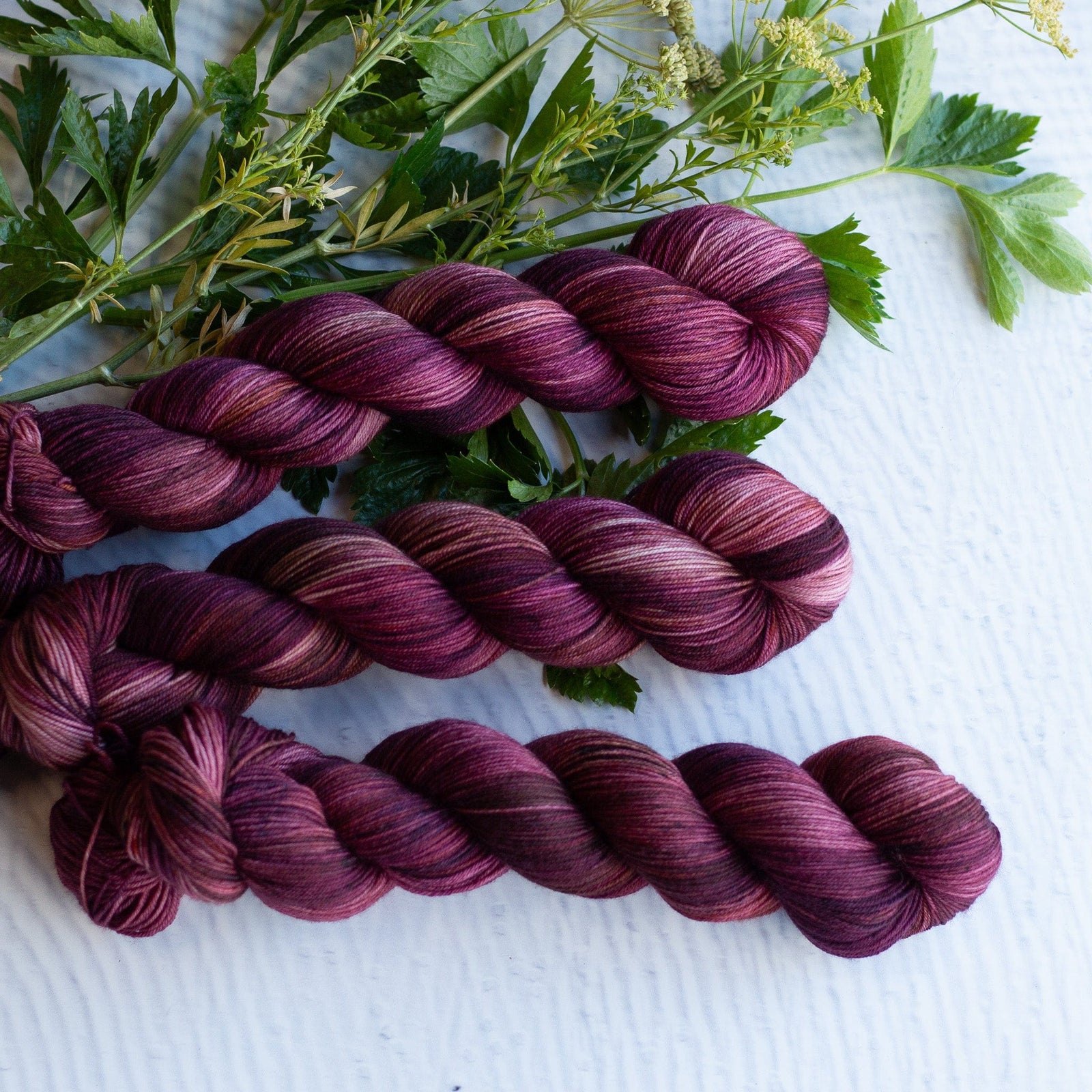 Louie & Lola Yarns Merino Fingering - Cherry Pie