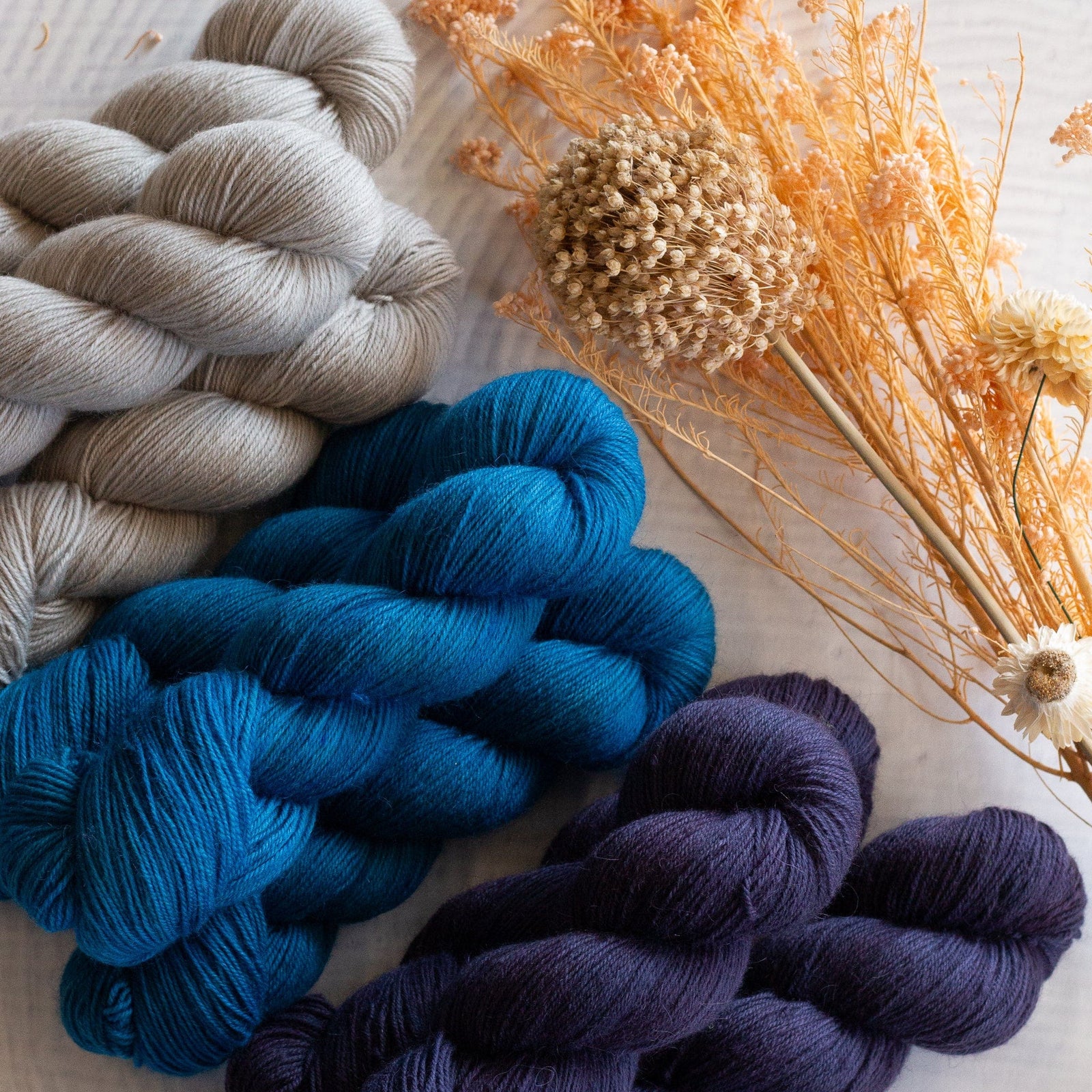 Louie & Lola Yarns Merino Lincoln No Nylon Sock - Ink